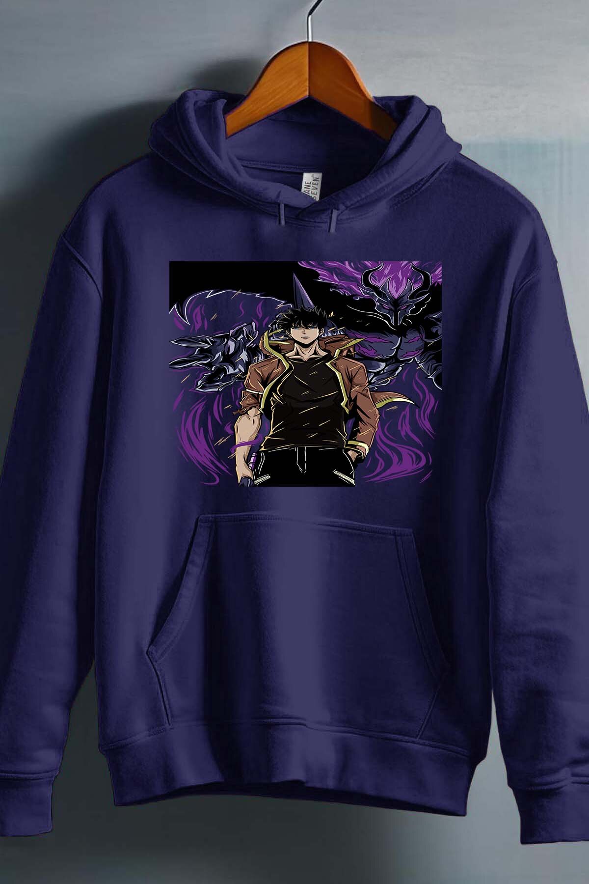 Grossiste I.A.L.D FRANCE - SOLO LEVELING 02 - Sweat Capuche Homme