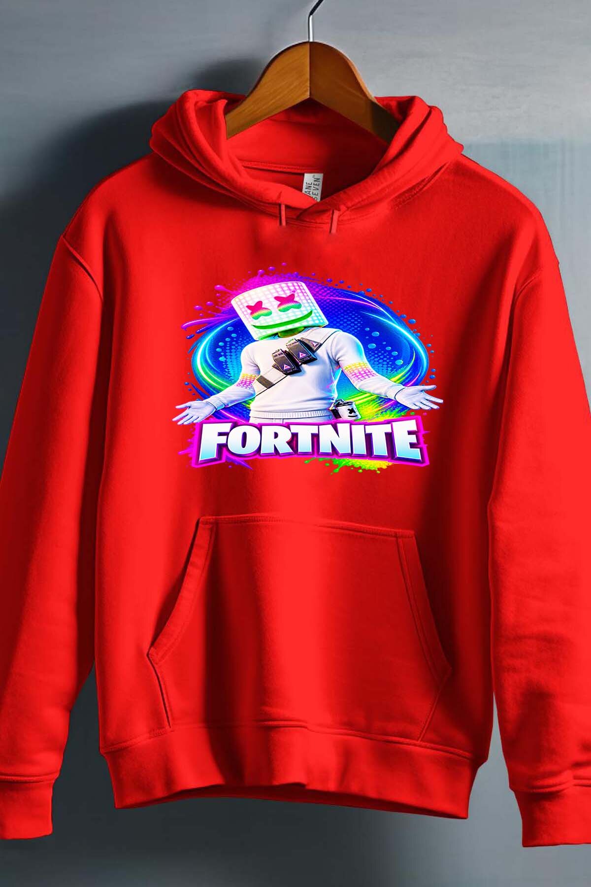 Grossiste I.A.L.D FRANCE - FORTNITE  MARSHMELLO - Sweat Capuche Homme