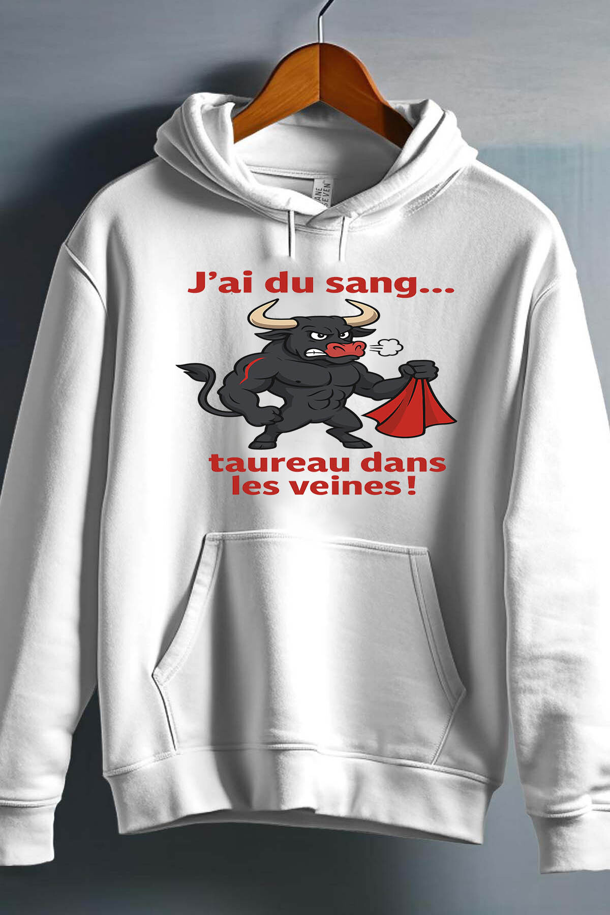 Wholesaler I.A.L.D FRANCE - sang taureau - Hooded sweatshirt Man
