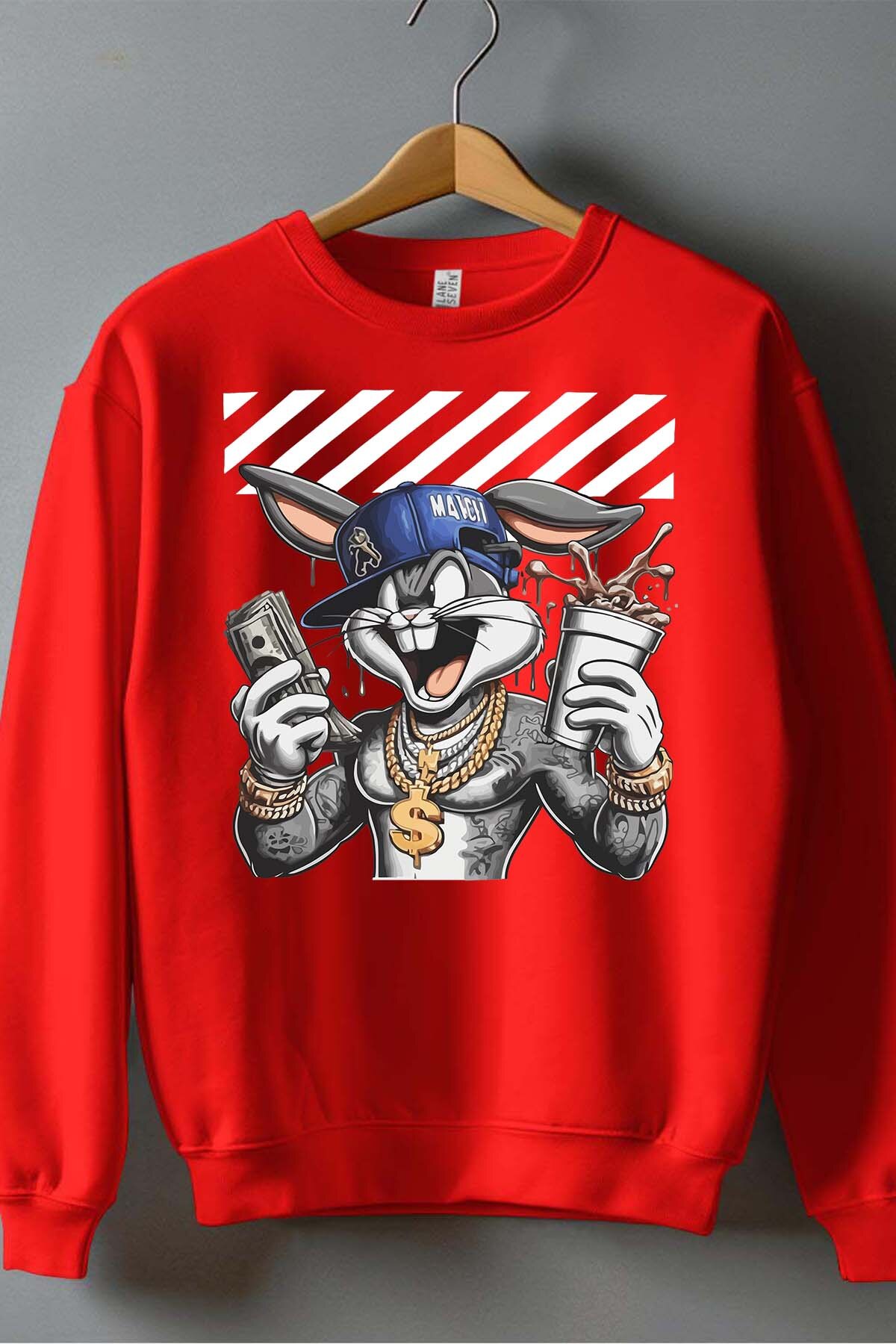 Großhändler I.A.L.D FRANCE - Faché Bunny - Herren Crewneck Sweatshirt