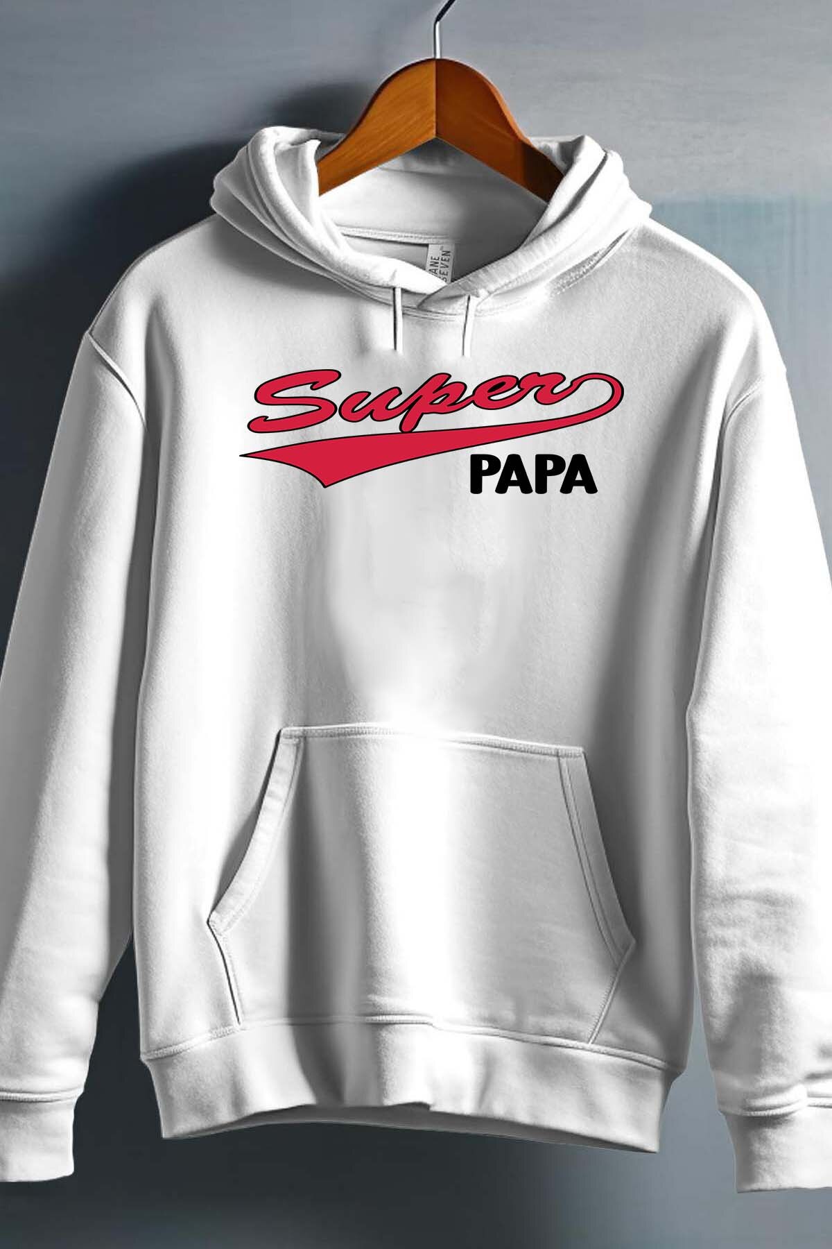 Grossista I.A.L.D FRANCE - Mantello Super Papà - Felpa con cappuccio Uomo