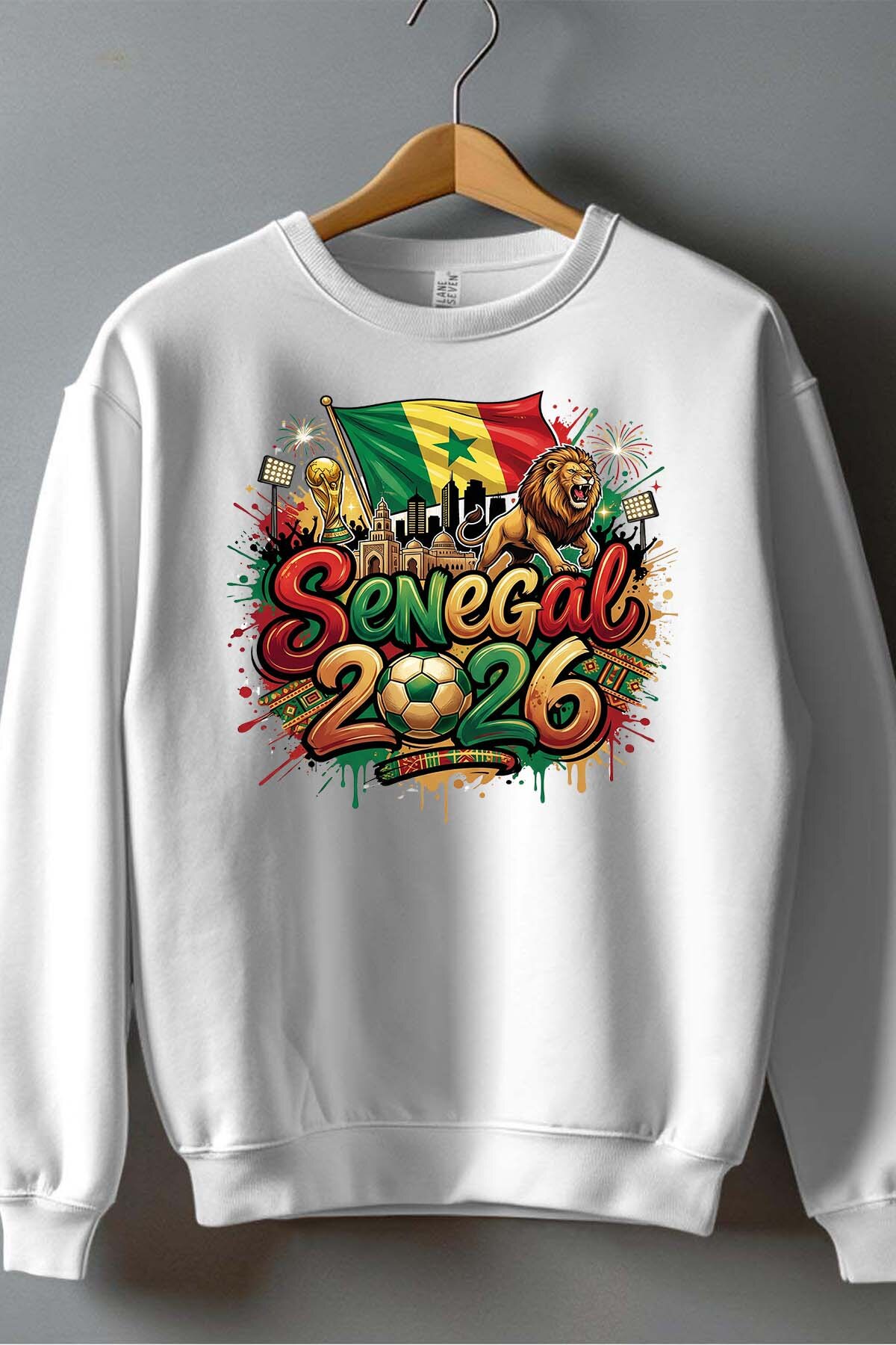 Großhändler I.A.L.D FRANCE - Cdm26 Senegal - Rundhals-Sweatshirt Herren