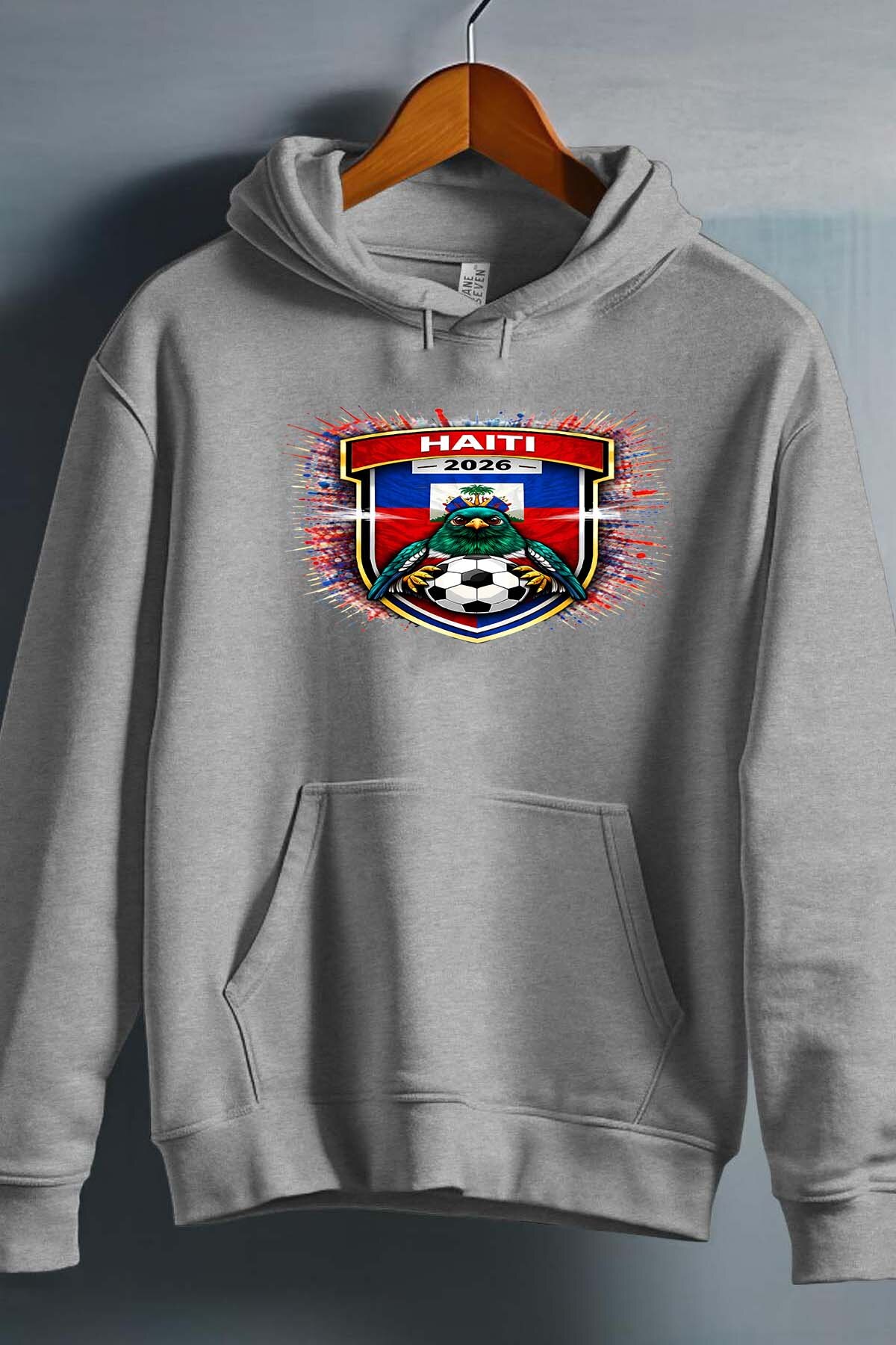 Grossista I.A.L.D FRANCE - Patch Haiti - Felpa con cappuccio Uomo