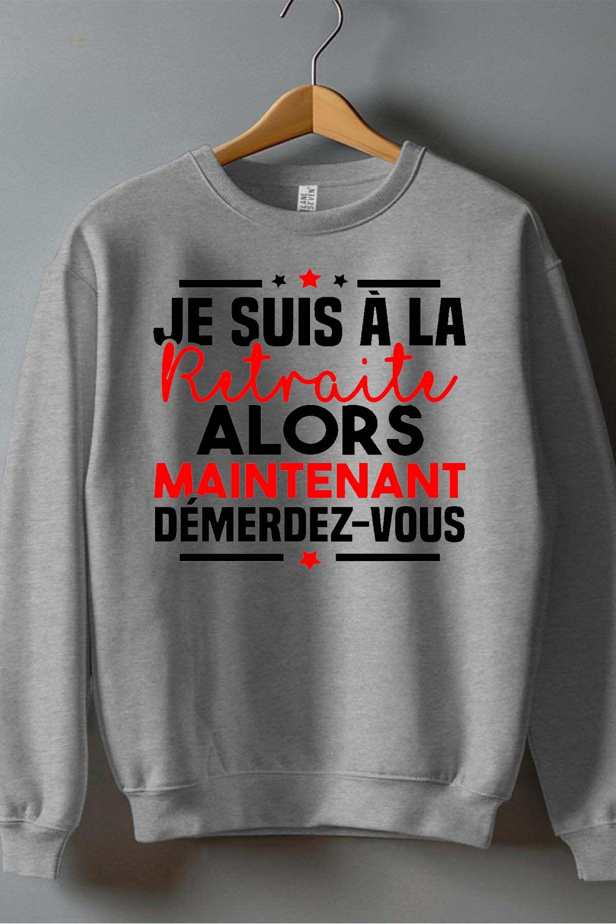Großhändler I.A.L.D FRANCE - Retraite Démerdez - Rundhals-Sweatshirt Herren