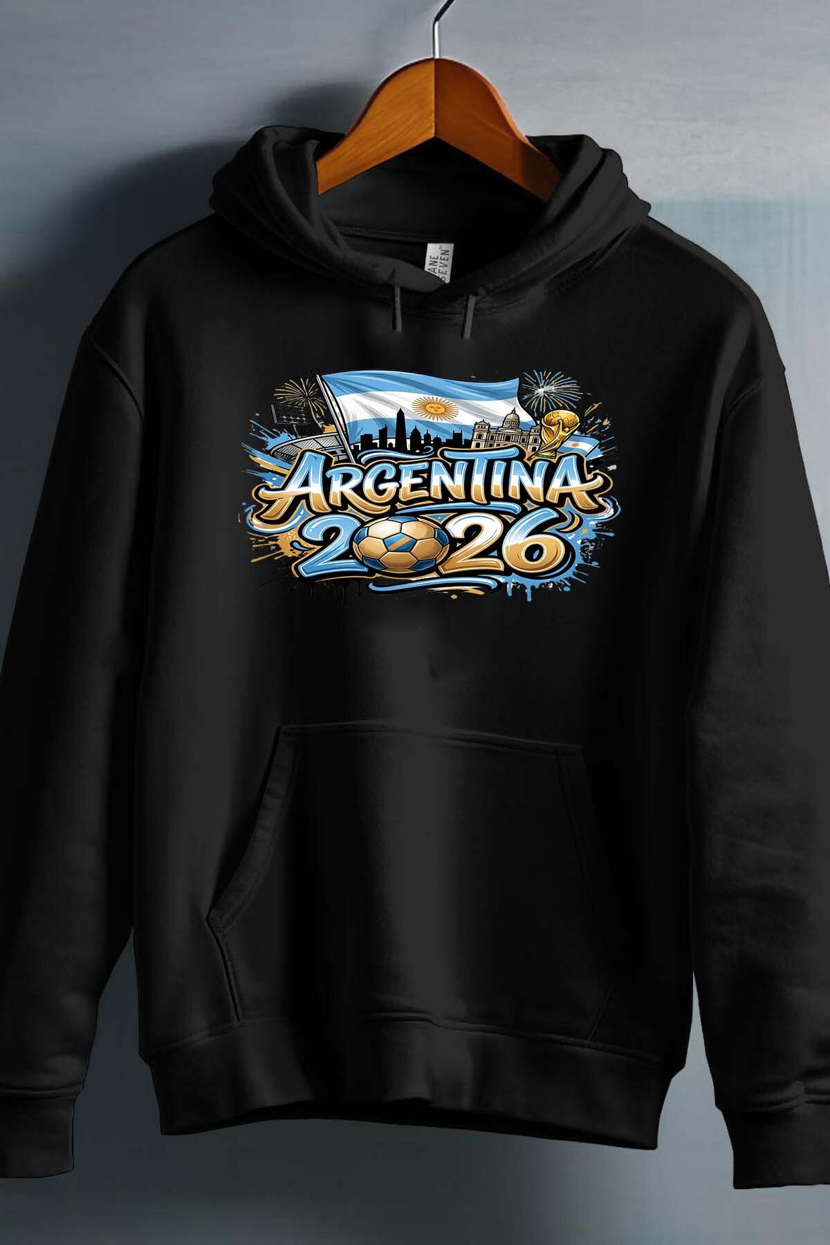 Mayorista I.A.L.D FRANCE - Cdm26 Argentina - Sudadera con capucha Hombre