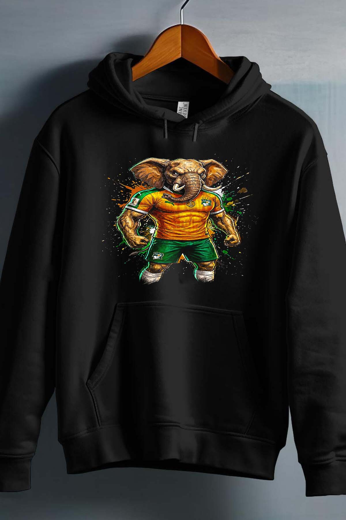 Großhändler I.A.L.D FRANCE - Cote d'Ivoire 1 Maskottchen - Kapuzenpullover Herren