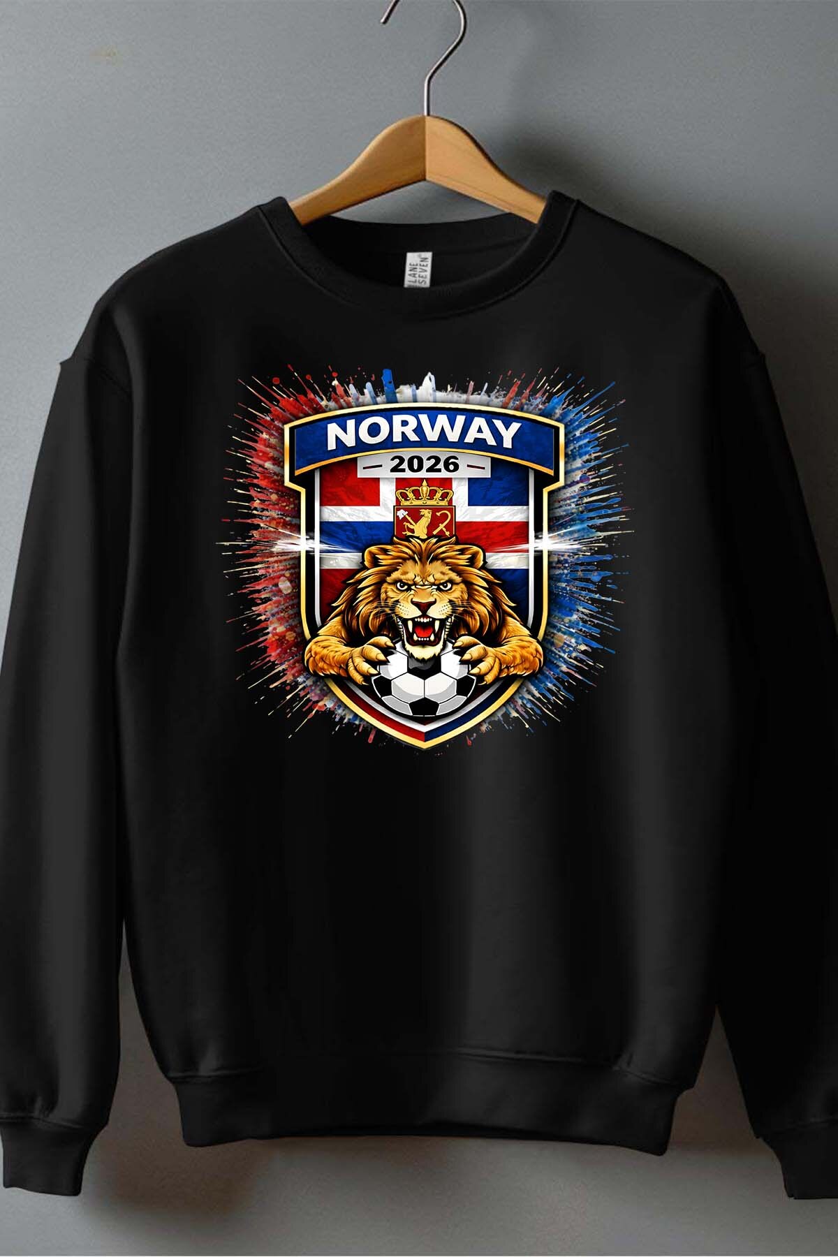 Großhändler I.A.L.D FRANCE - Patch Norway - Herren-Crewneck-Sweatshirt