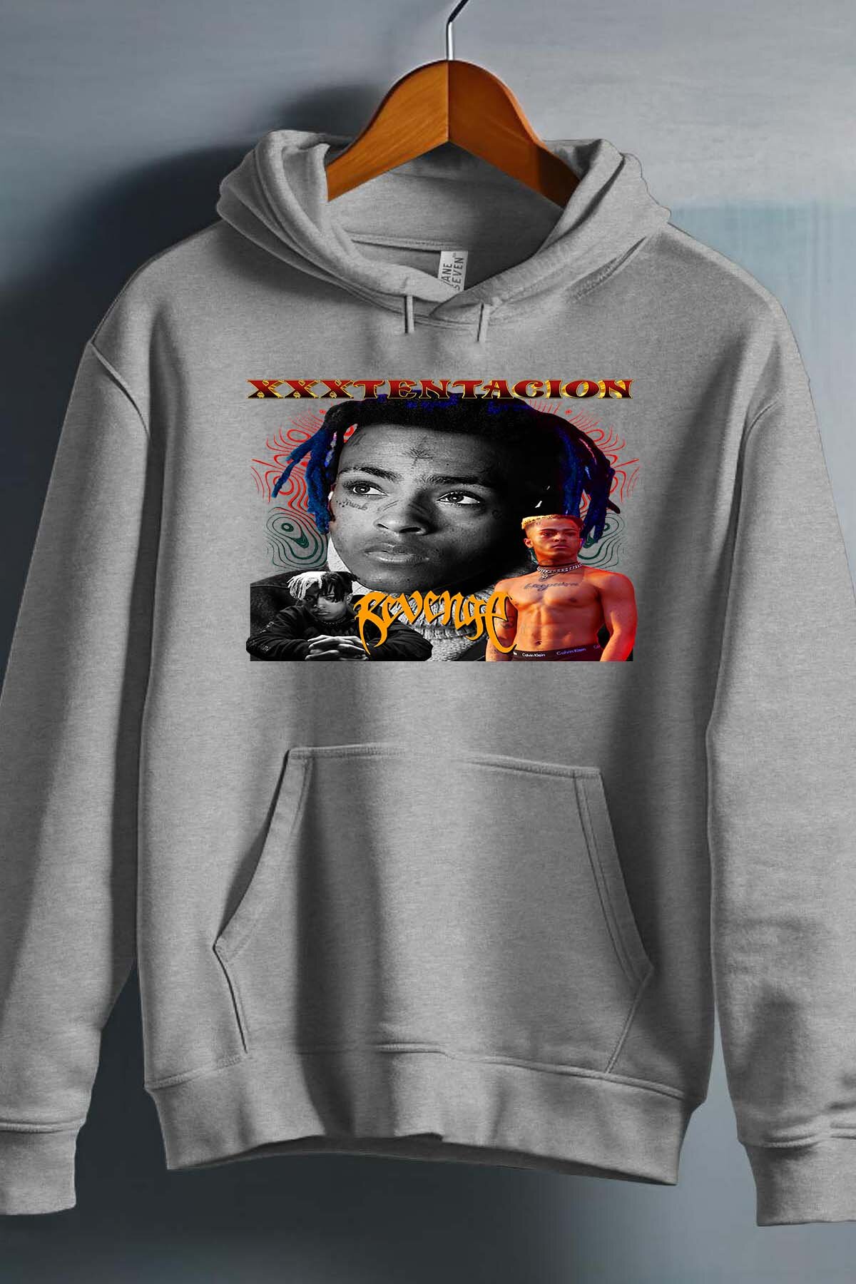 Großhändler I.A.L.D FRANCE - XXXtentacion Rache - Kapuzenpullover Mann