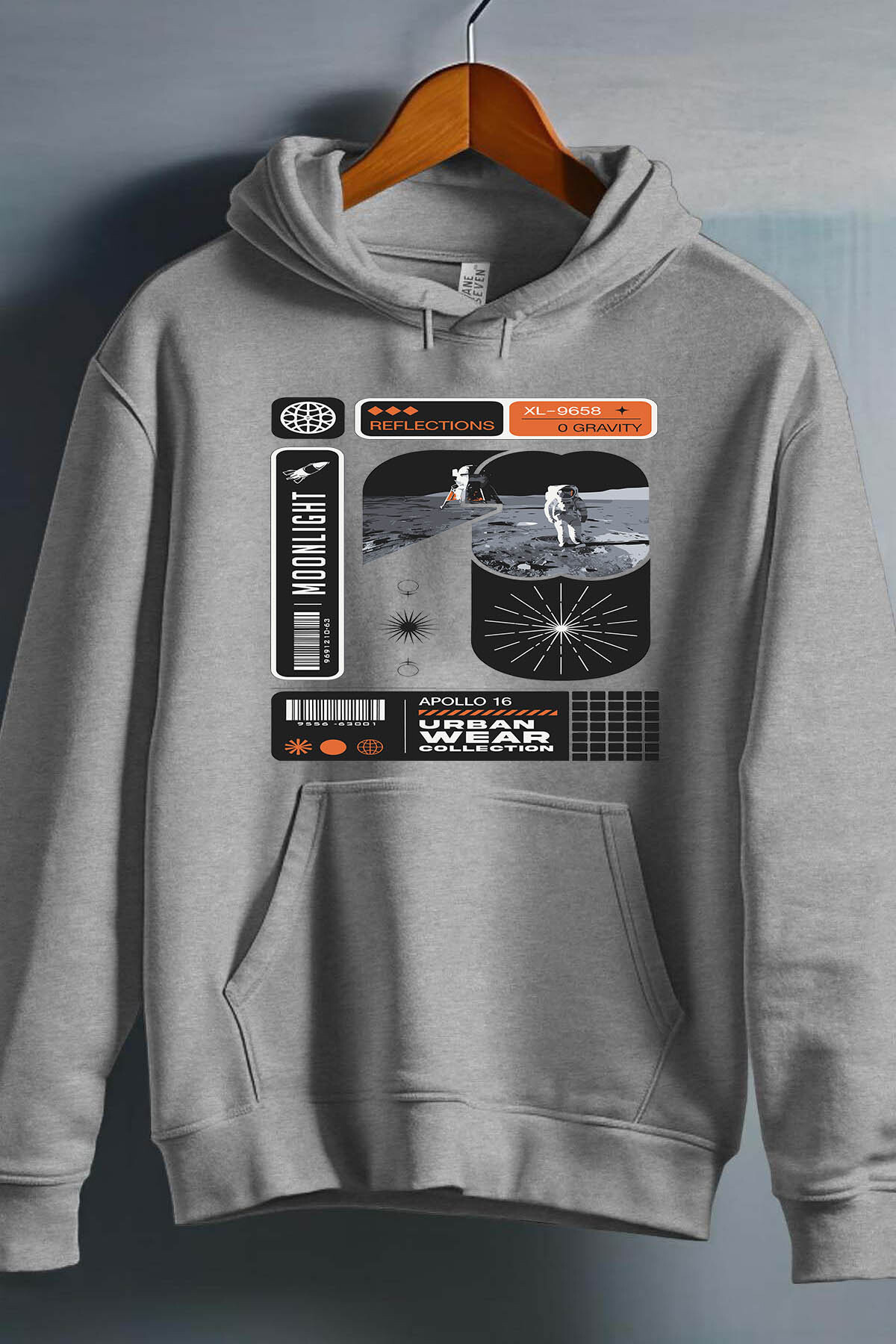 Wholesaler I.A.L.D FRANCE - MoonLight - Hooded sweatshirt Man