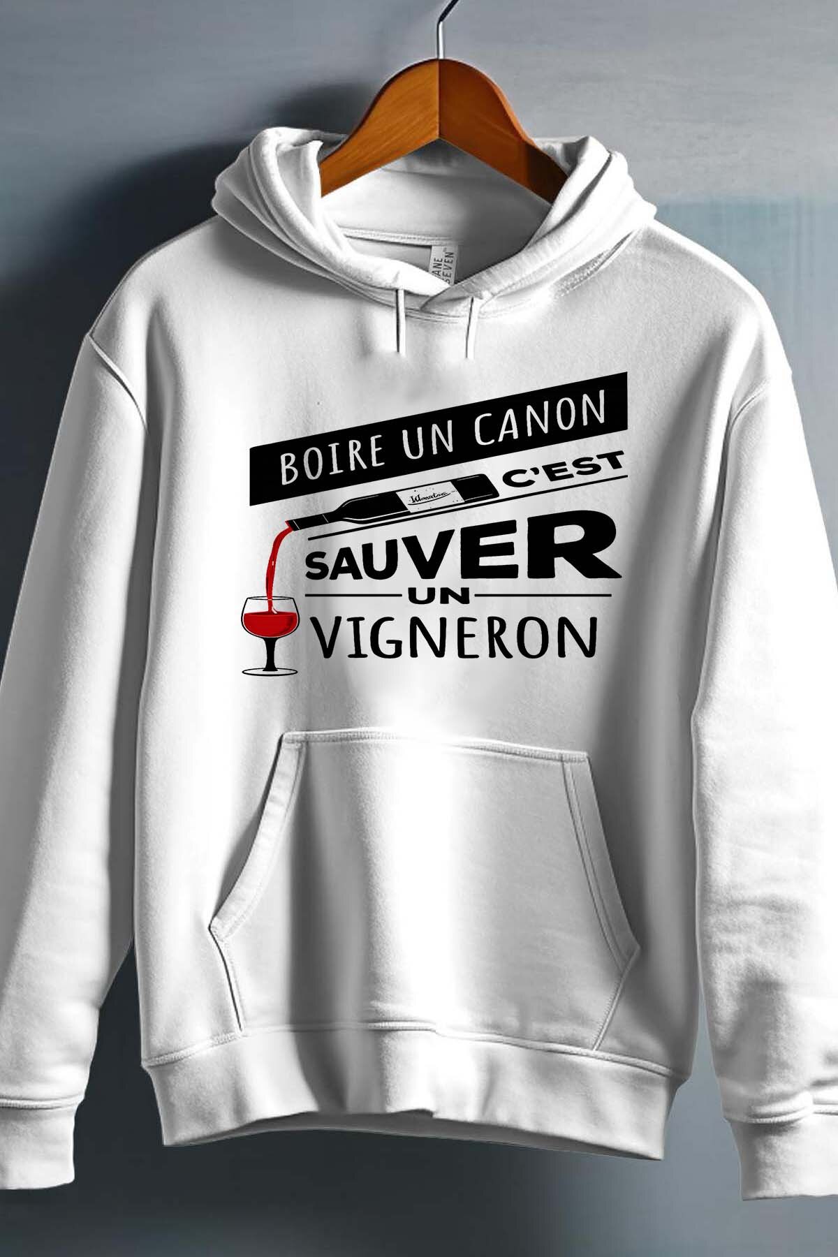 Grossiste I.A.L.D FRANCE - Sauver vigneron - Sweat Capuche Homme