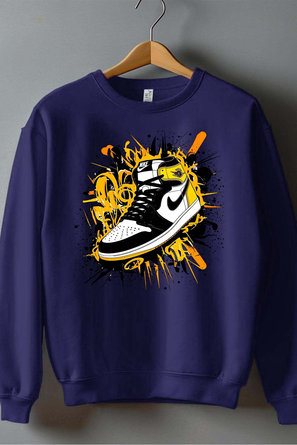 Großhändler I.A.L.D FRANCE - Kraft Gelb - Rundhalsausschnitt Sweatshirt Mann