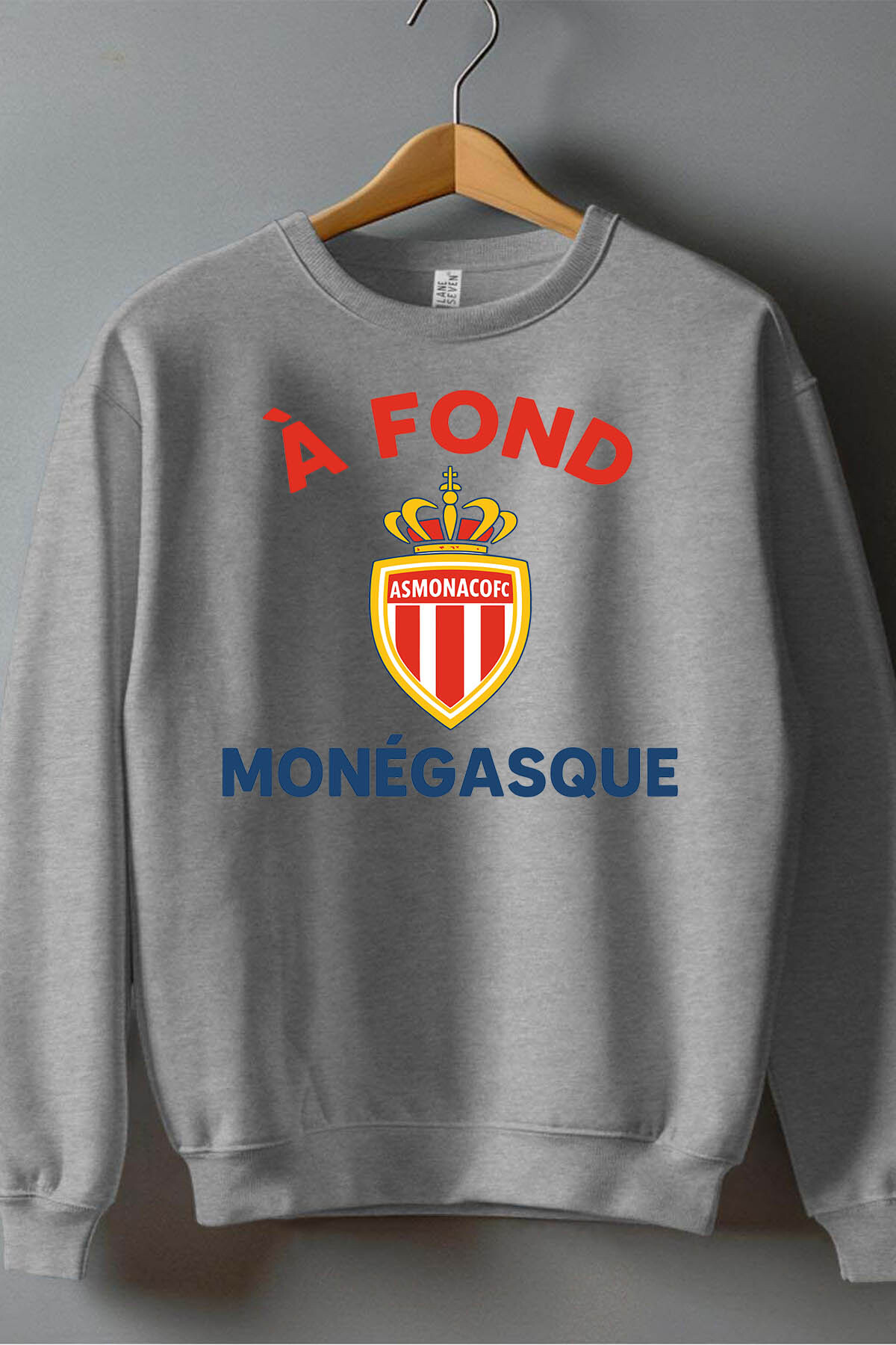 Mayorista I.A.L.D FRANCE - Antecedentes de Mónaco: sudadera de cuello redondo para hombres