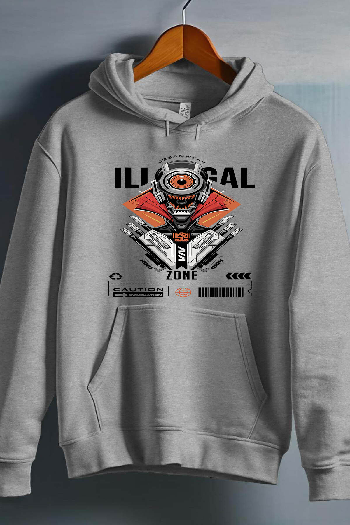 Wholesaler I.A.L.D FRANCE - Illgal Caution - Hooded sweatshirt Man