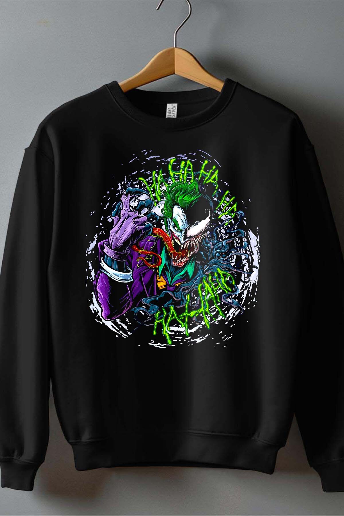 Grossiste I.A.L.D FRANCE - Joker Madness - Sweat Col Rond Homme