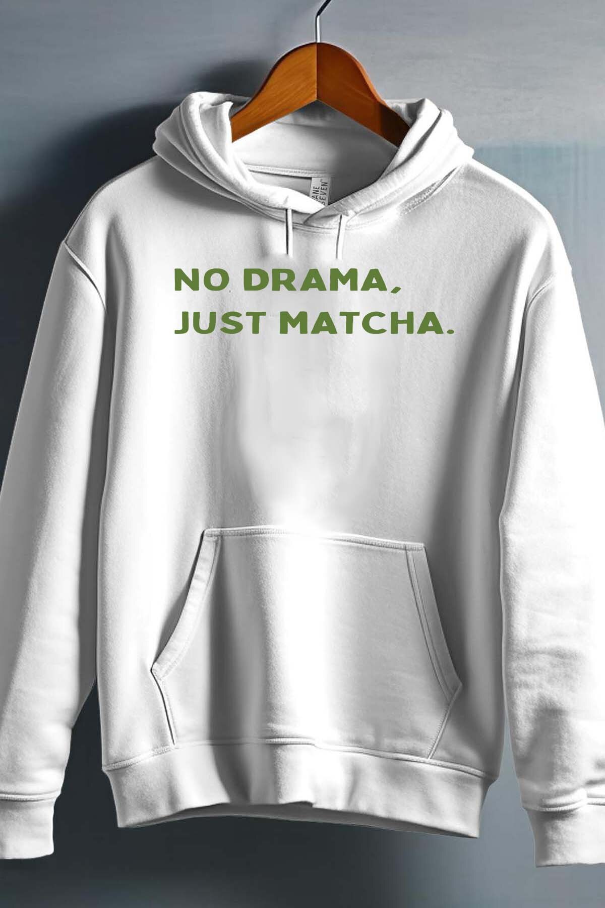 Grossista I.A.L.D FRANCE - Niente drammi, solo matcha - Felpa con cappuccio Uomo