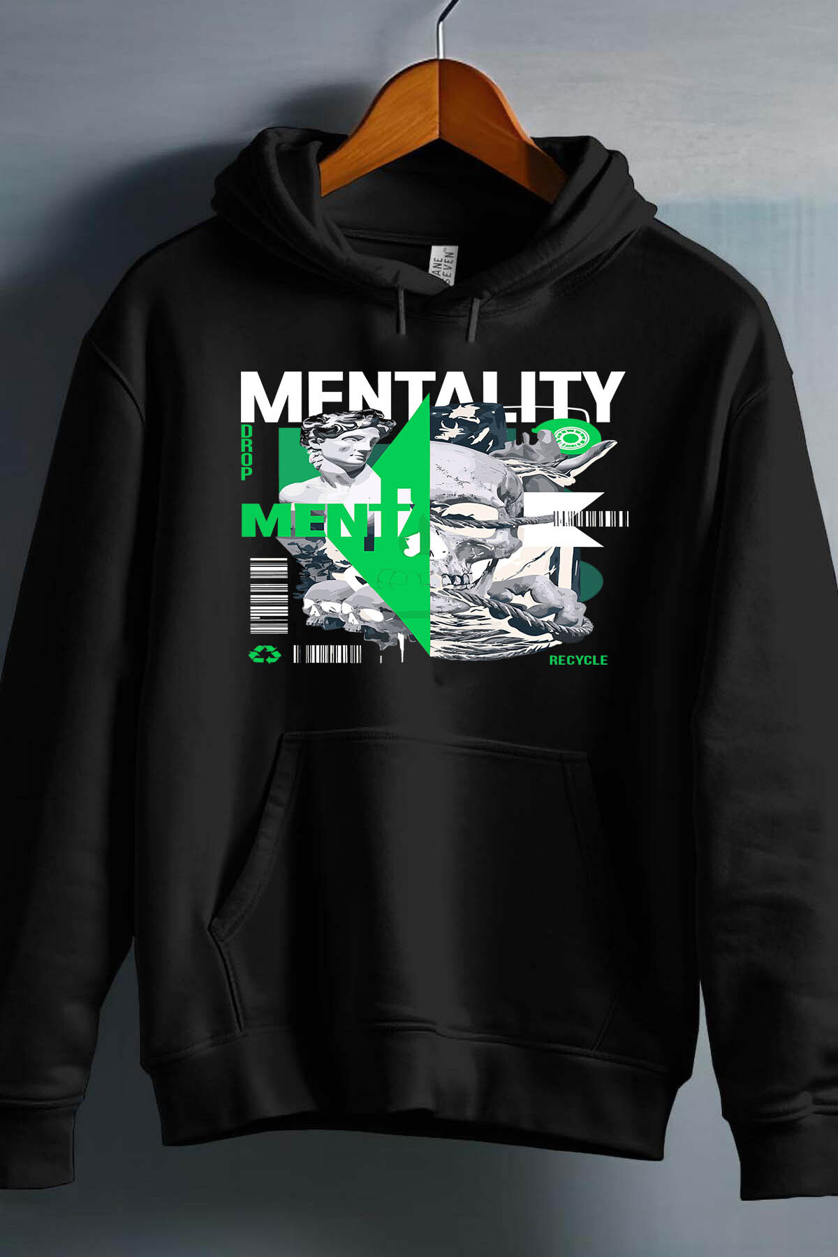 Wholesaler I.A.L.D FRANCE - Mentality Drop BLANC - Hooded sweatshirt Man