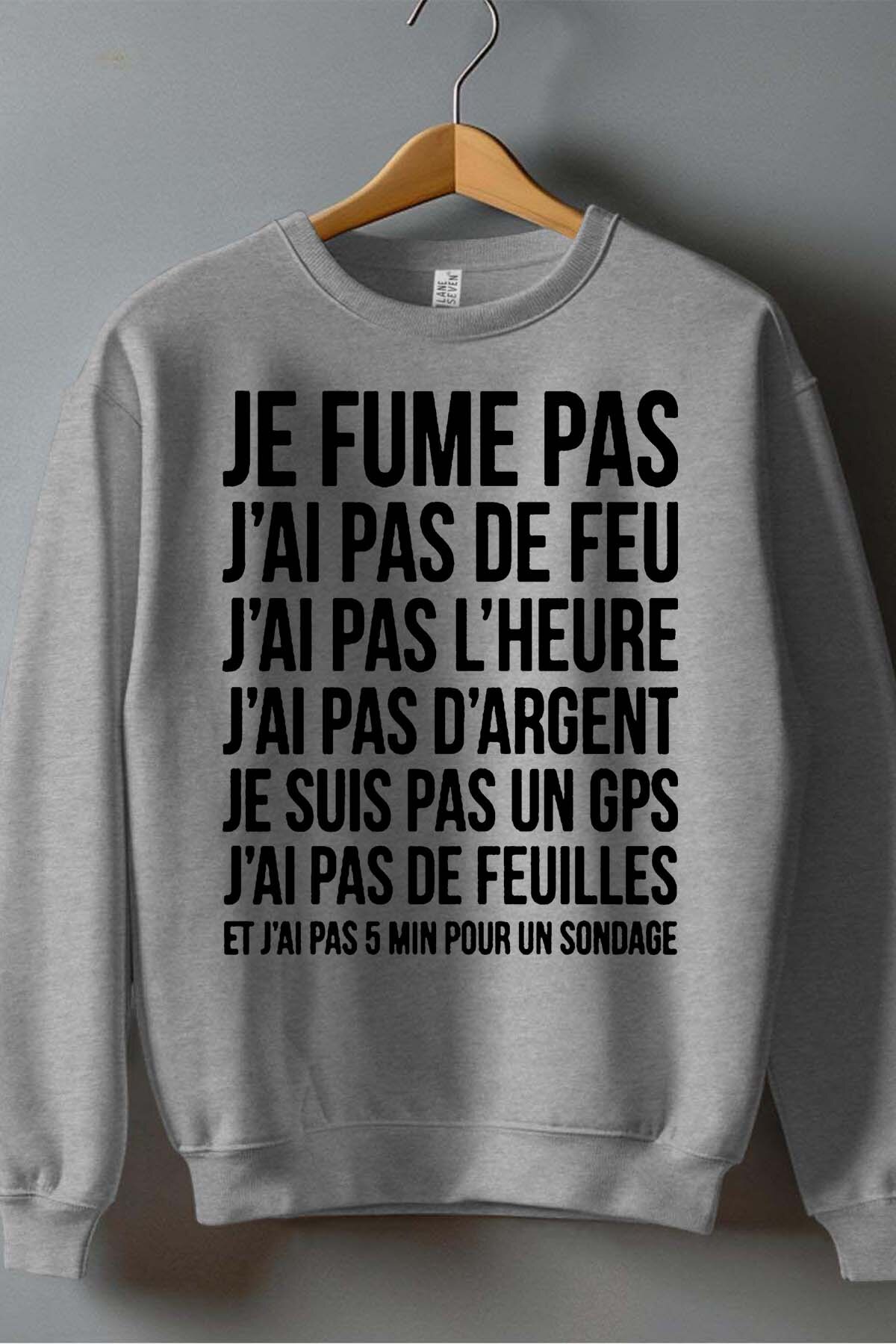 Grossista I.A.L.D FRANCE - Fumo senza fuoco - Felpa girocollo Uomo