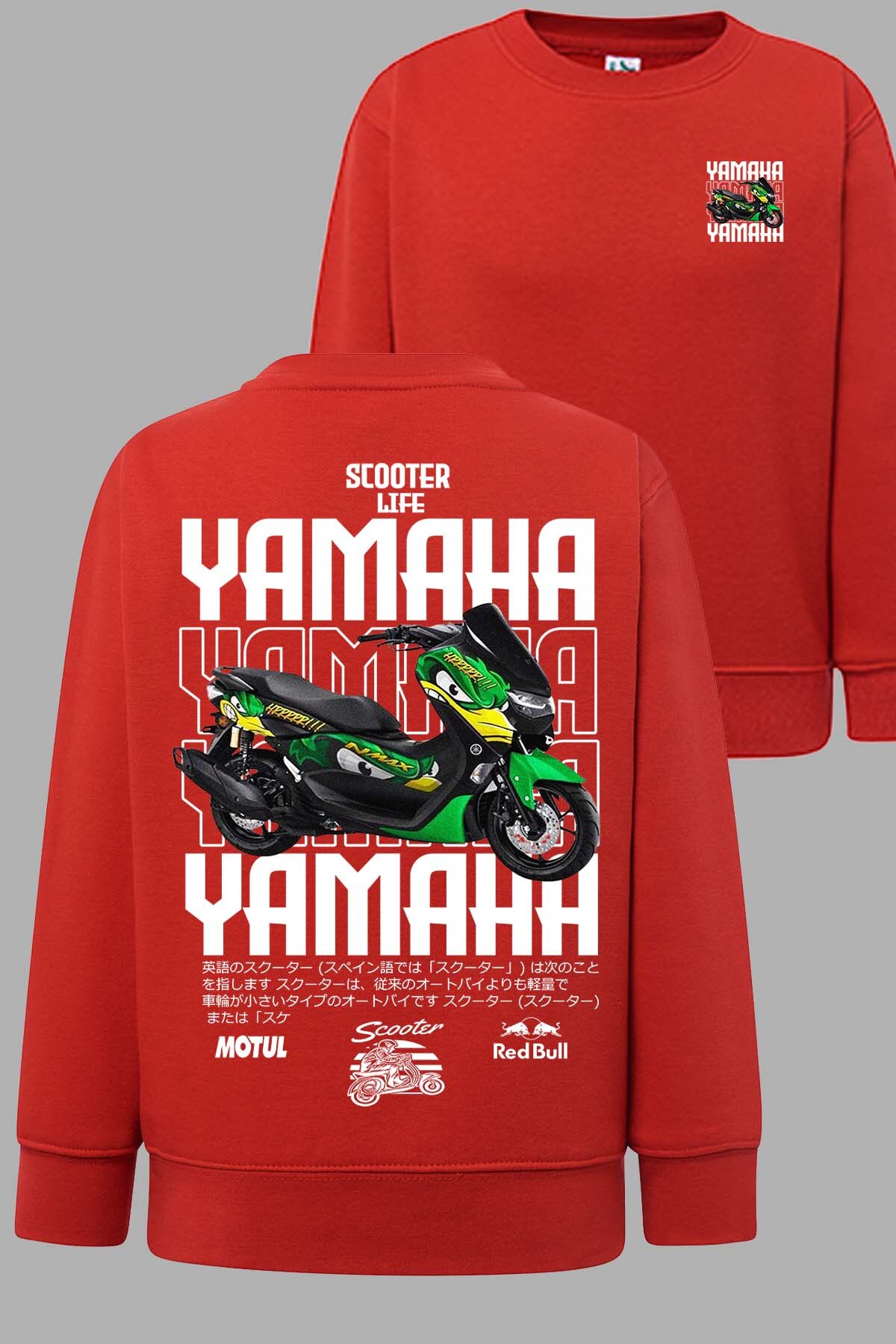 Grossiste I.A.L.D FRANCE - N-Max Scooter Life - Sweat Col Rond Homme