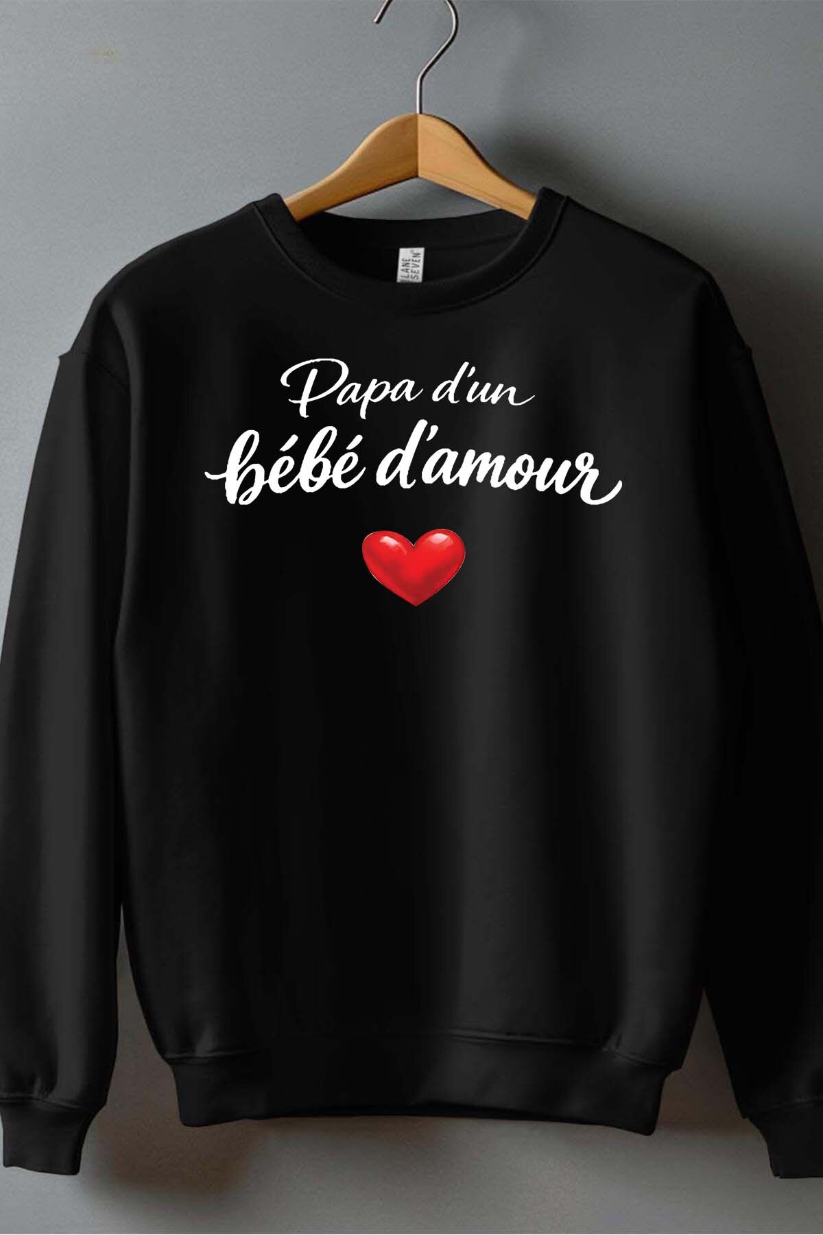 Wholesaler I.A.L.D FRANCE - Papa 2 bebe damour - Crewneck sweatshirt Man