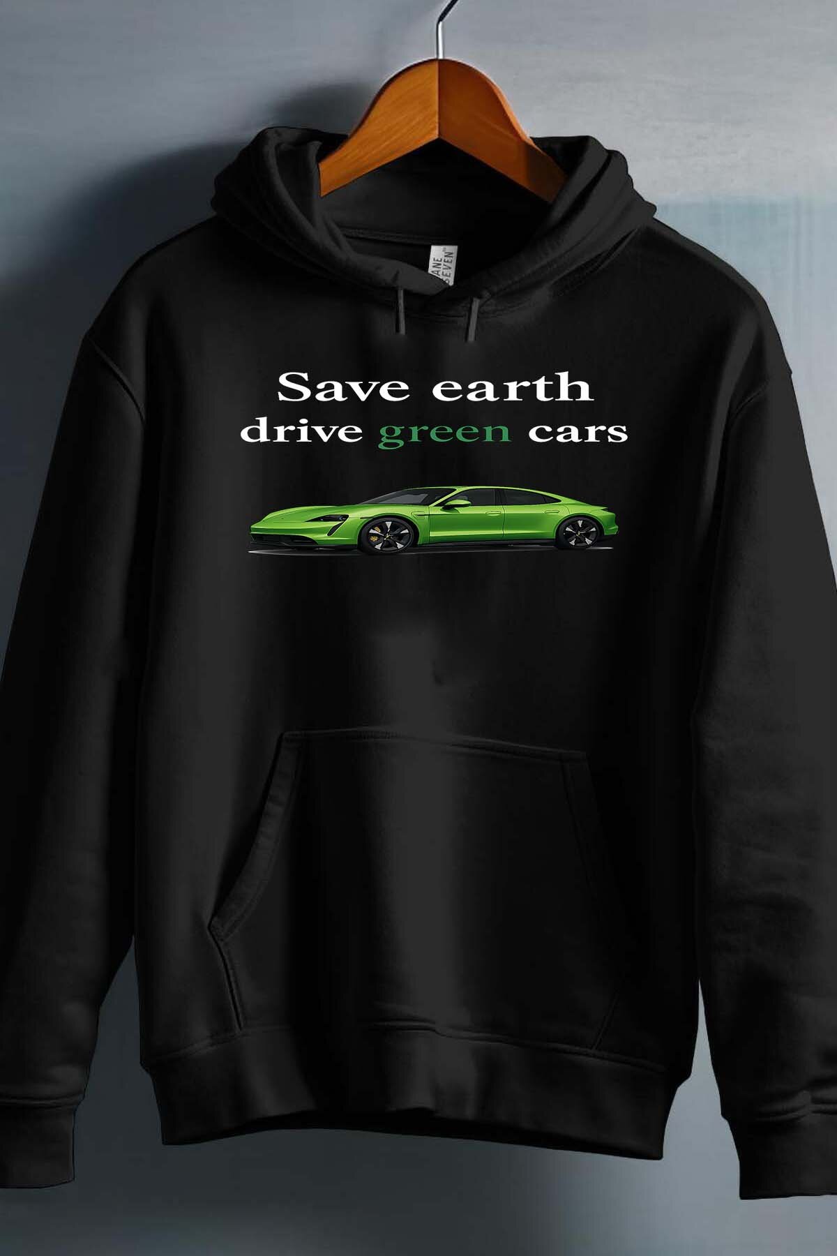 Grossiste I.A.L.D FRANCE - Green Cars BLANC - Sweat Capuche Homme