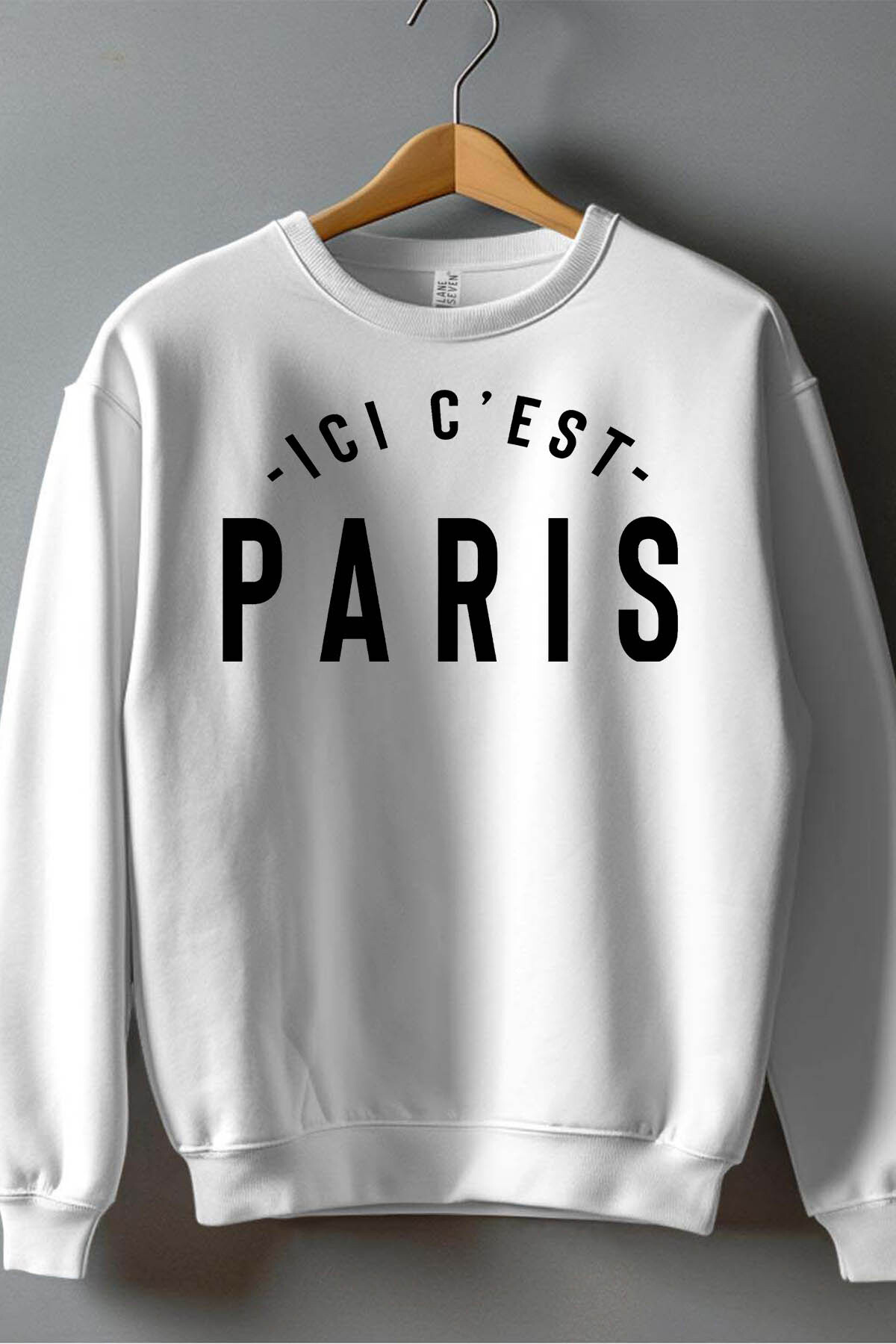 Mayorista I.A.L.D FRANCE - Aquí París - Sweins de cuello redondo para hombres