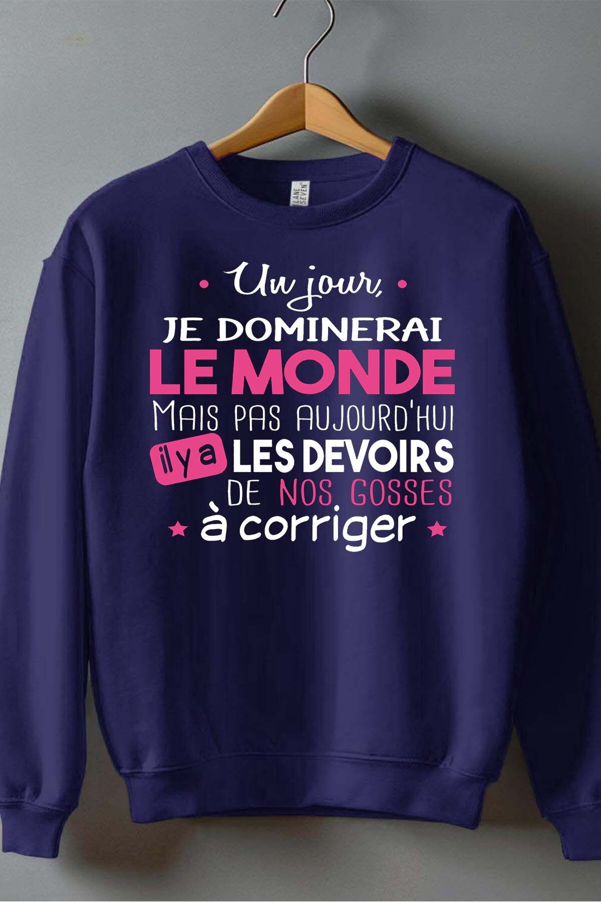 Grossiste I.A.L.D FRANCE - Devoirs fete mere - Sweat Col Rond Homme