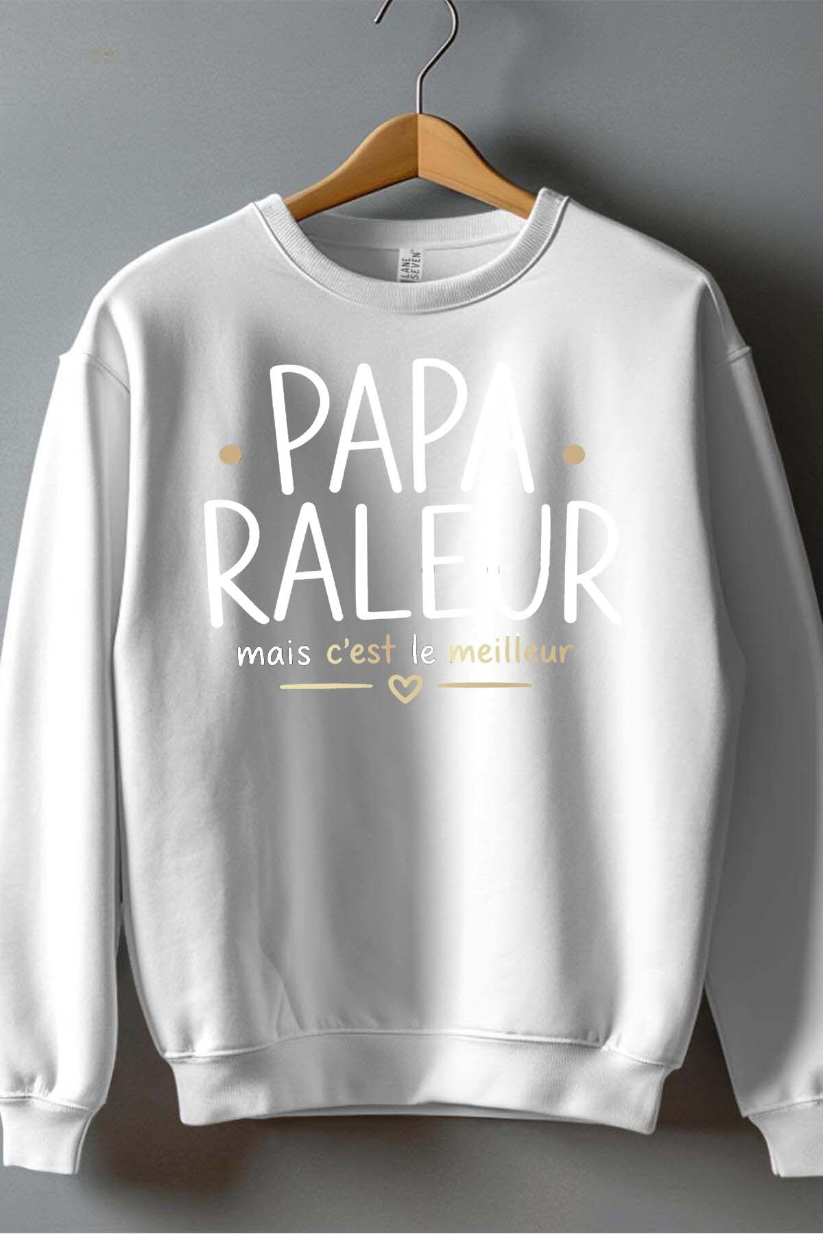 Wholesaler I.A.L.D FRANCE - Papa raleur BLANC-kamel-khedimallah - Crewneck sweatshirt Man