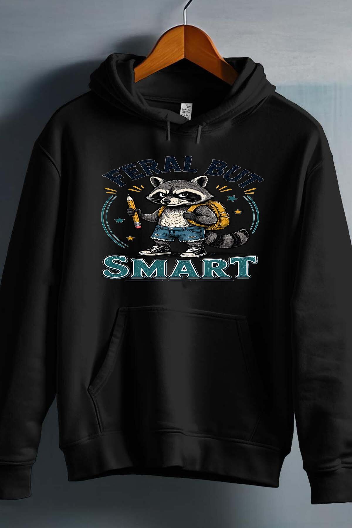 Grossiste I.A.L.D FRANCE - Feral but smart - Sweat Capuche Homme