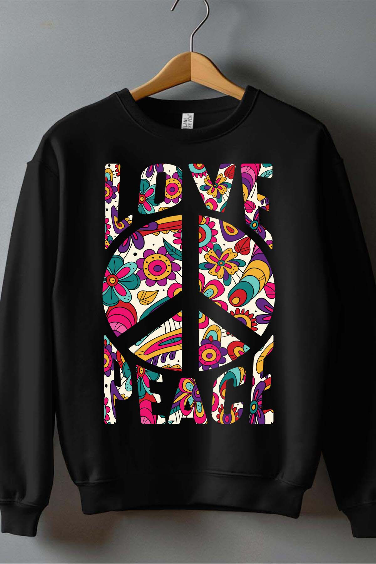 Wholesaler I.A.L.D FRANCE - Flower Power - Crewneck sweatshirt Man