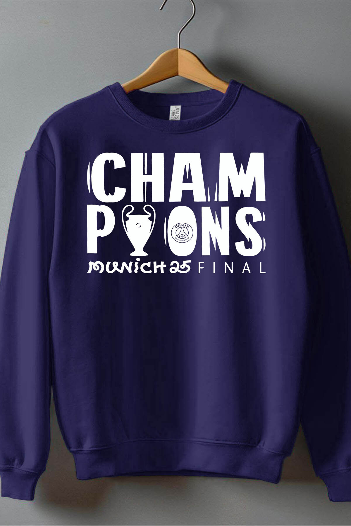 Grossiste I.A.L.D FRANCE - Paris munich Winner - Sweat Col Rond Homme
