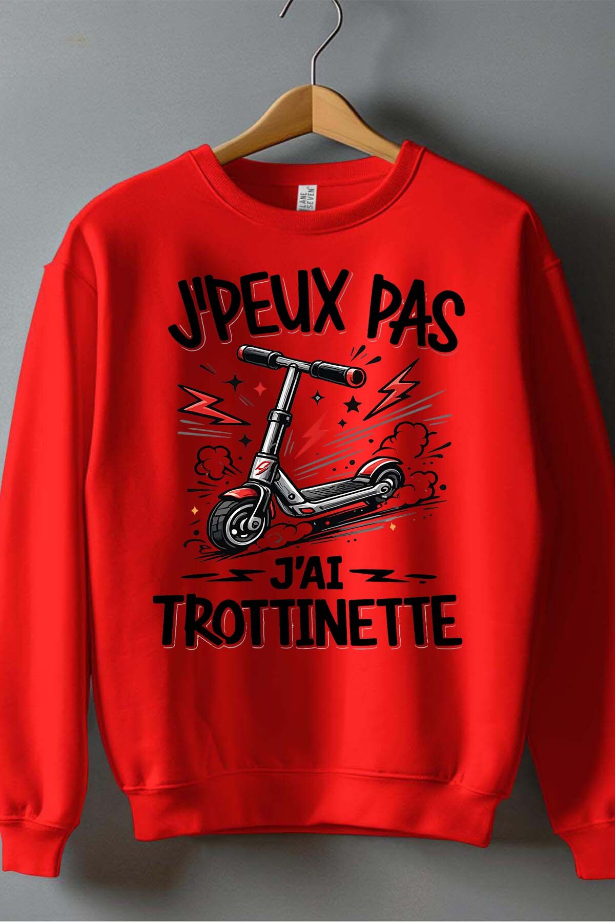 Großhändler I.A.L.D FRANCE - Kann nicht... Tretroller Styl - Rundhals-Sweatshirt Herren