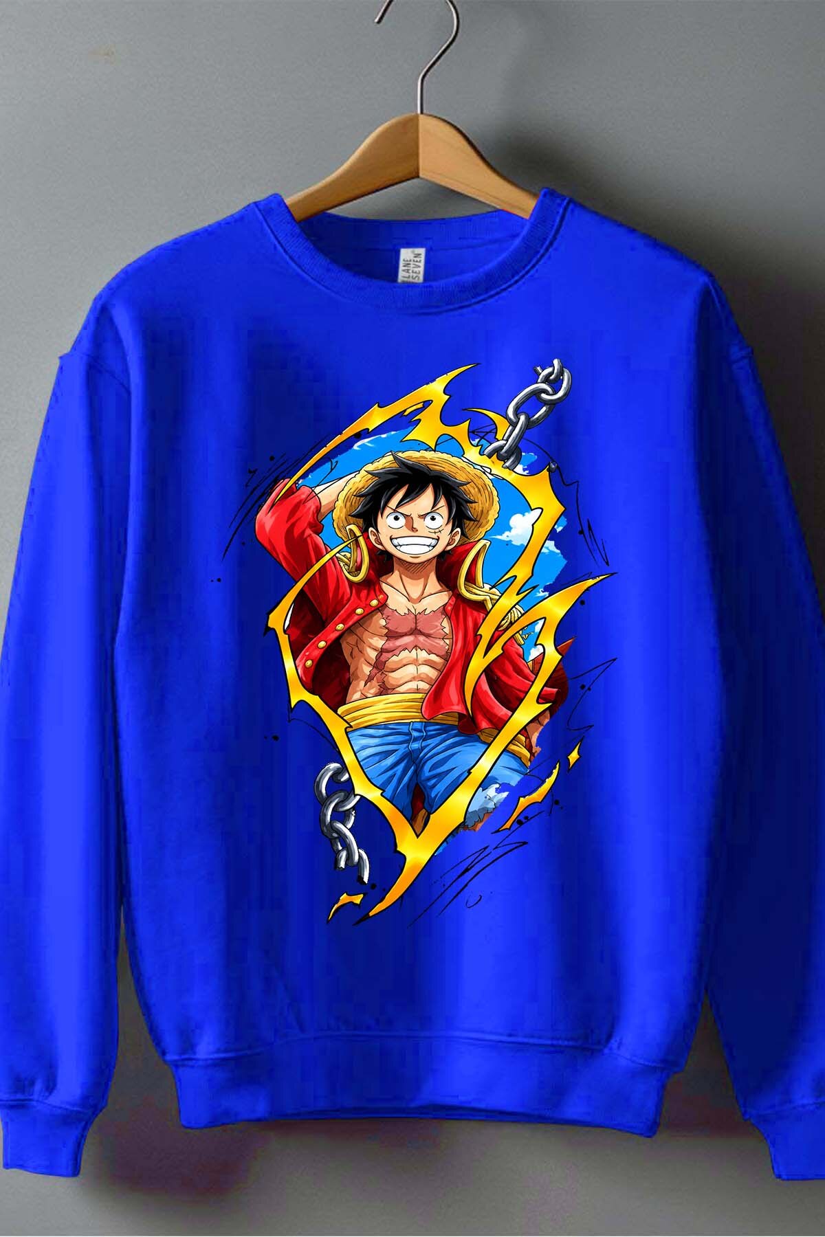 Grossiste I.A.L.D FRANCE - LUFFY MAGIC - Sweat Col Rond Homme