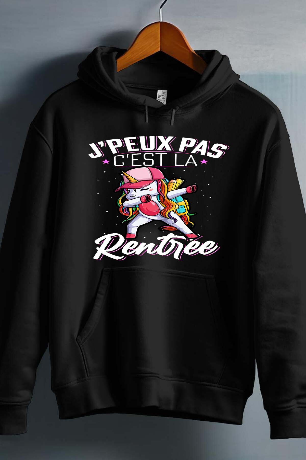 Grossiste I.A.L.D FRANCE - Jp pas unicorn rentrer - Sweat Capuche Homme