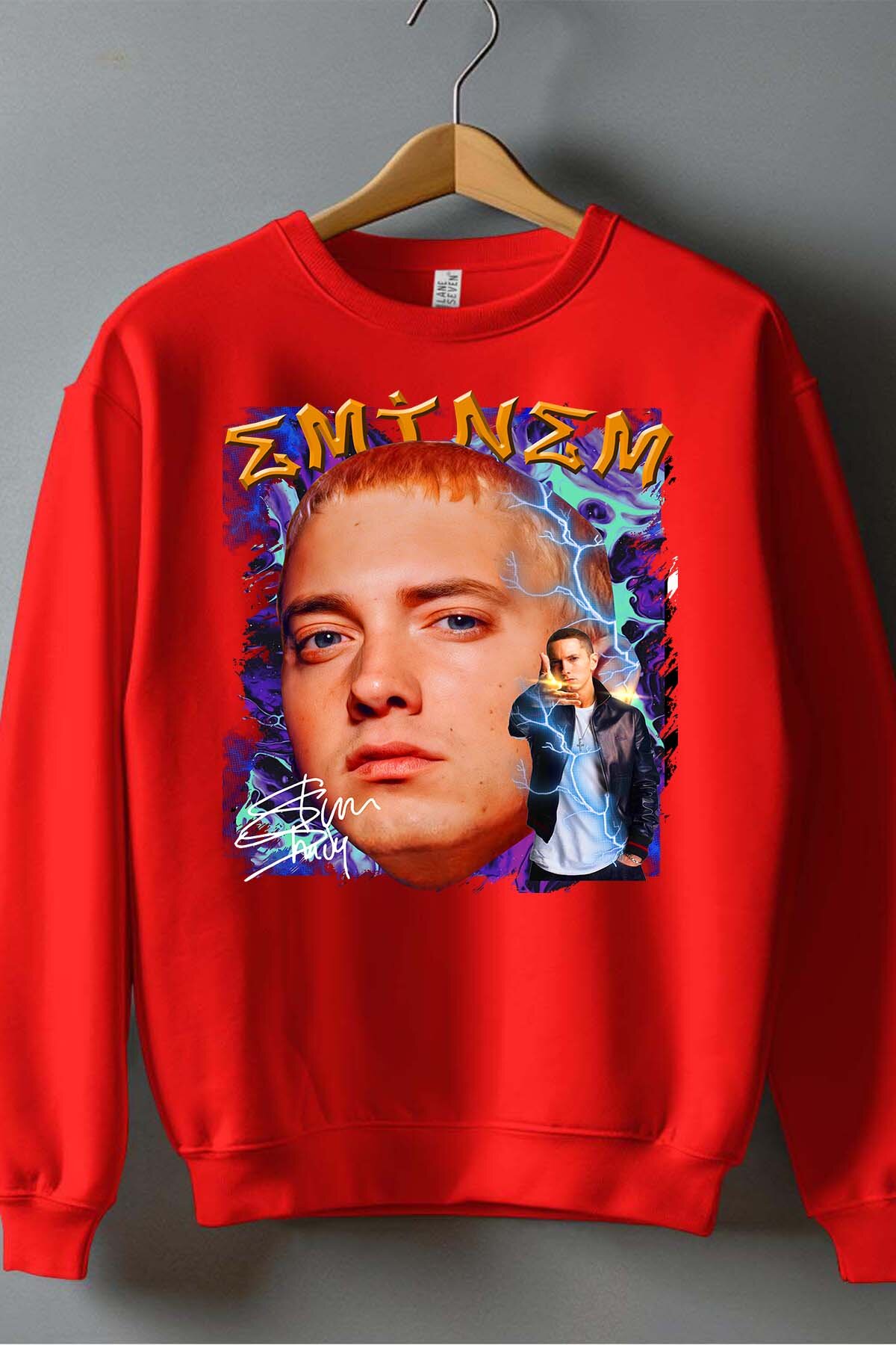 Großhändler I.A.L.D FRANCE - Eminem Icone - Rundhalsausschnitt-Sweatshirt für Männer