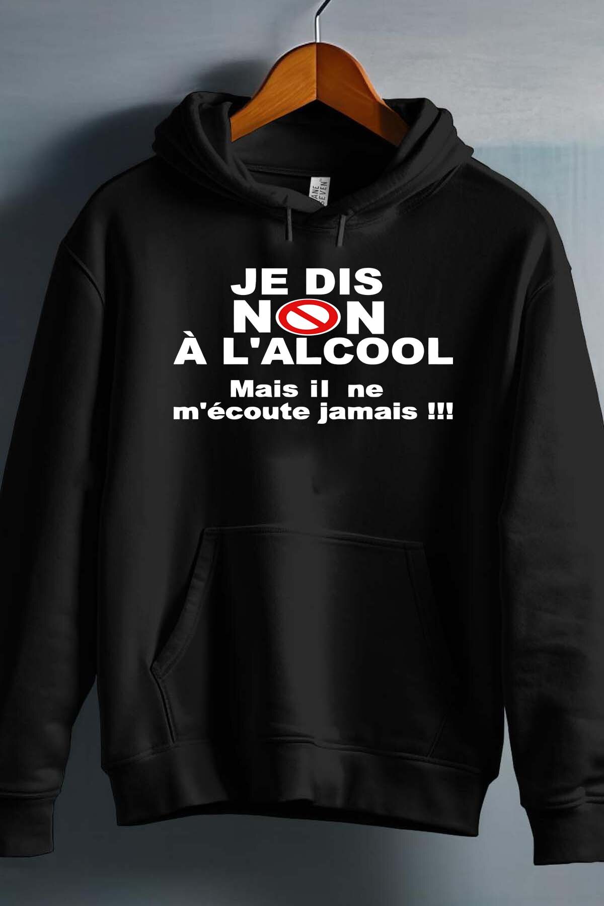 Großhändler I.A.L.D FRANCE - Nicht-Alkohol hört nie auf - Kapuzenpullover Herren
