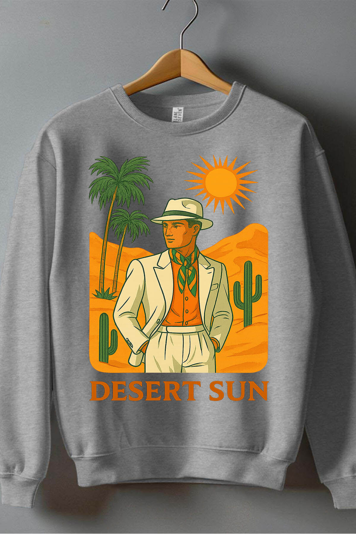 Wholesaler I.A.L.D FRANCE - Desert Sun - Crewneck sweatshirt Man