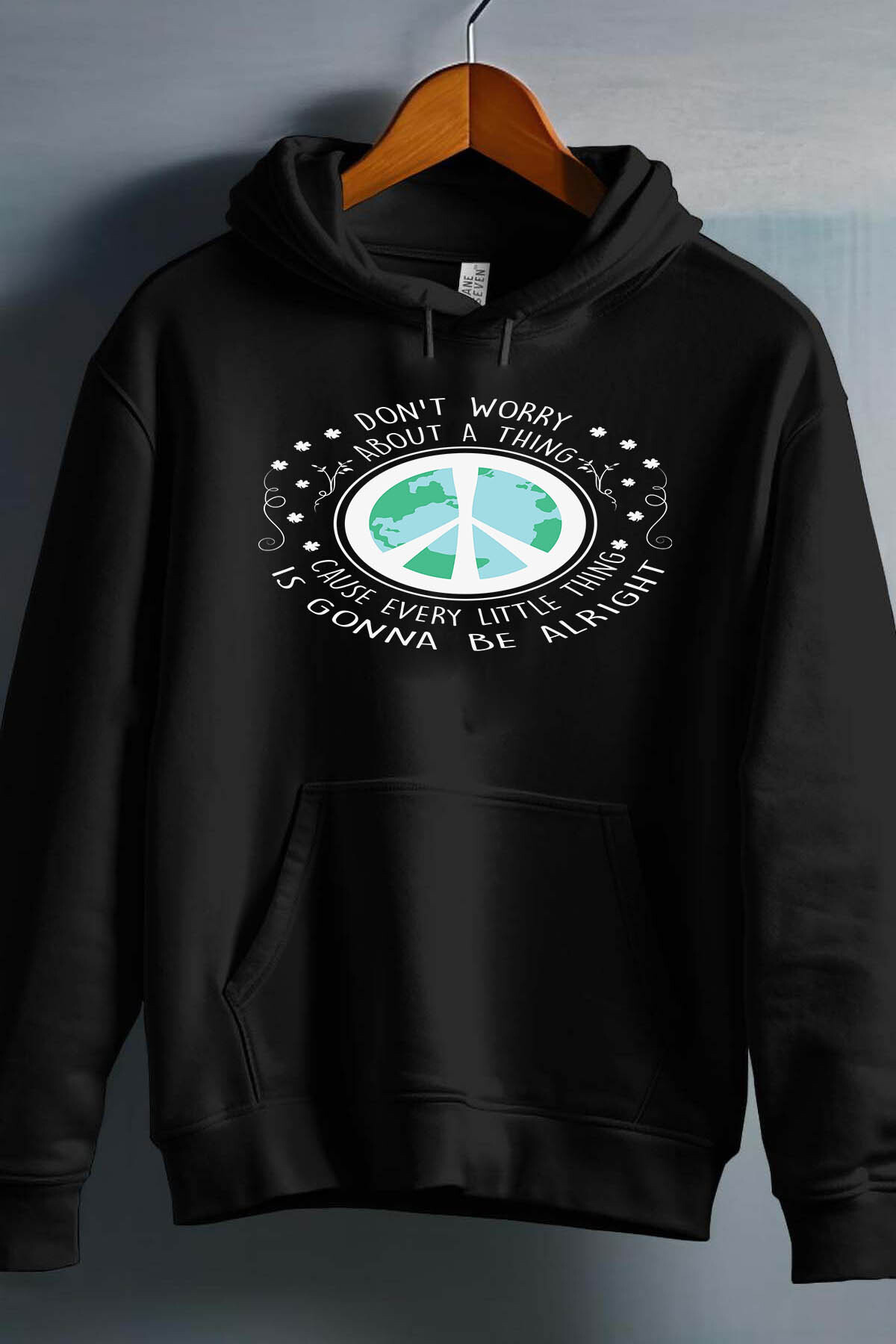 Wholesaler I.A.L.D FRANCE - Peace worry BLANC - Hooded sweatshirt Man