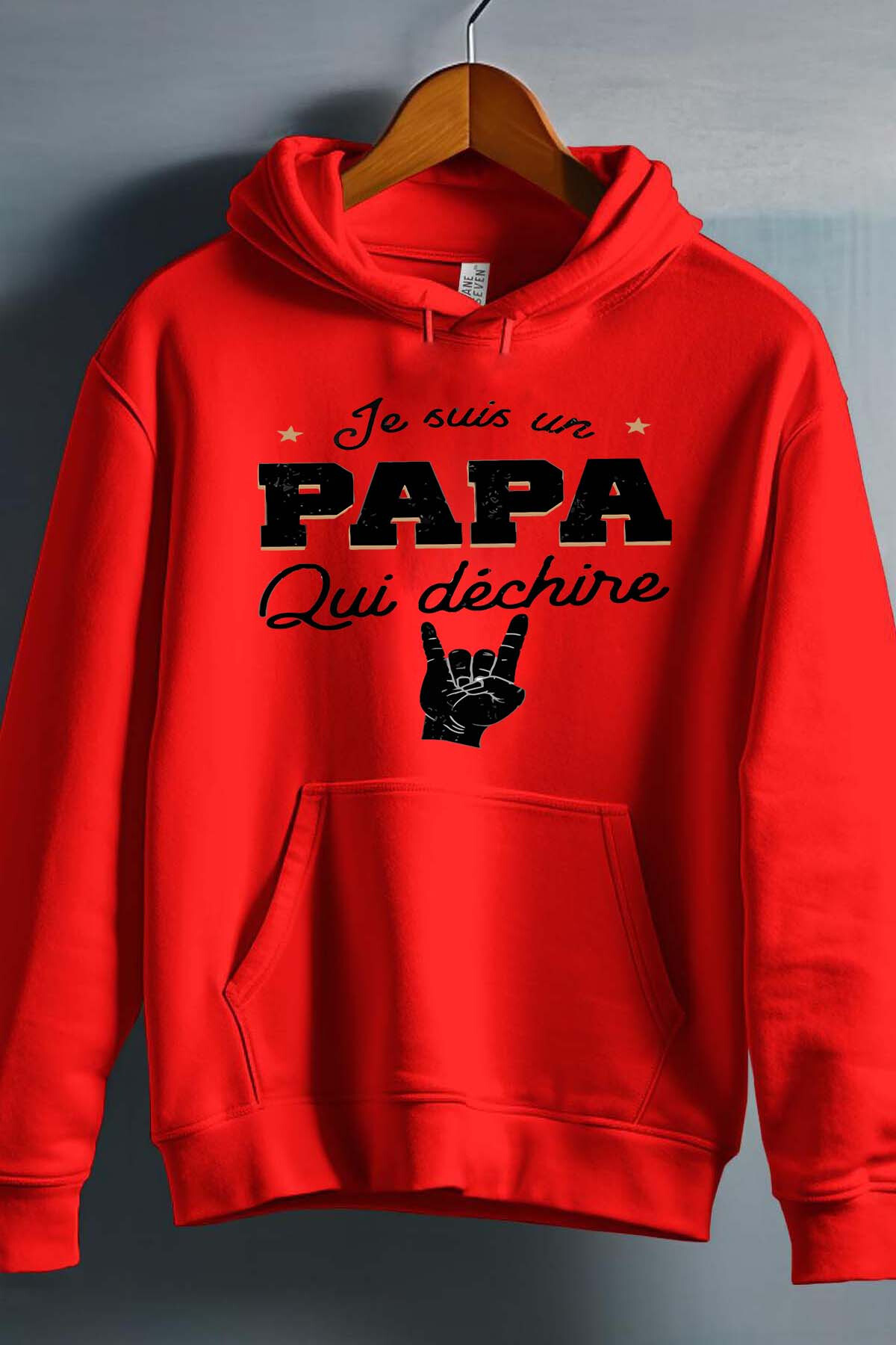 Wholesaler I.A.L.D FRANCE - Papa déchire main - Hooded sweatshirt Man