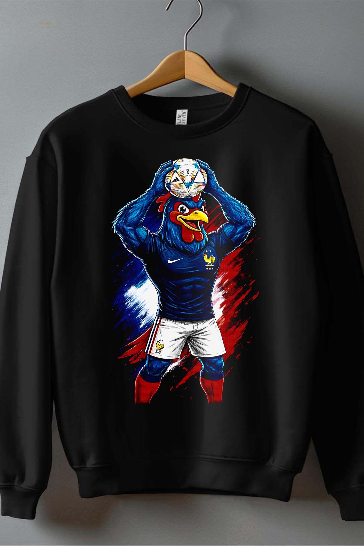 Großhändler I.A.L.D FRANCE - France 2 Maskottchen - Rundhals-Sweatshirt Herren
