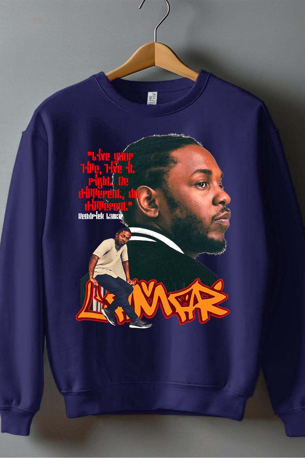 Großhändler I.A.L.D FRANCE - Kendrick Vision - Rundhals-Sweatshirt für Männer