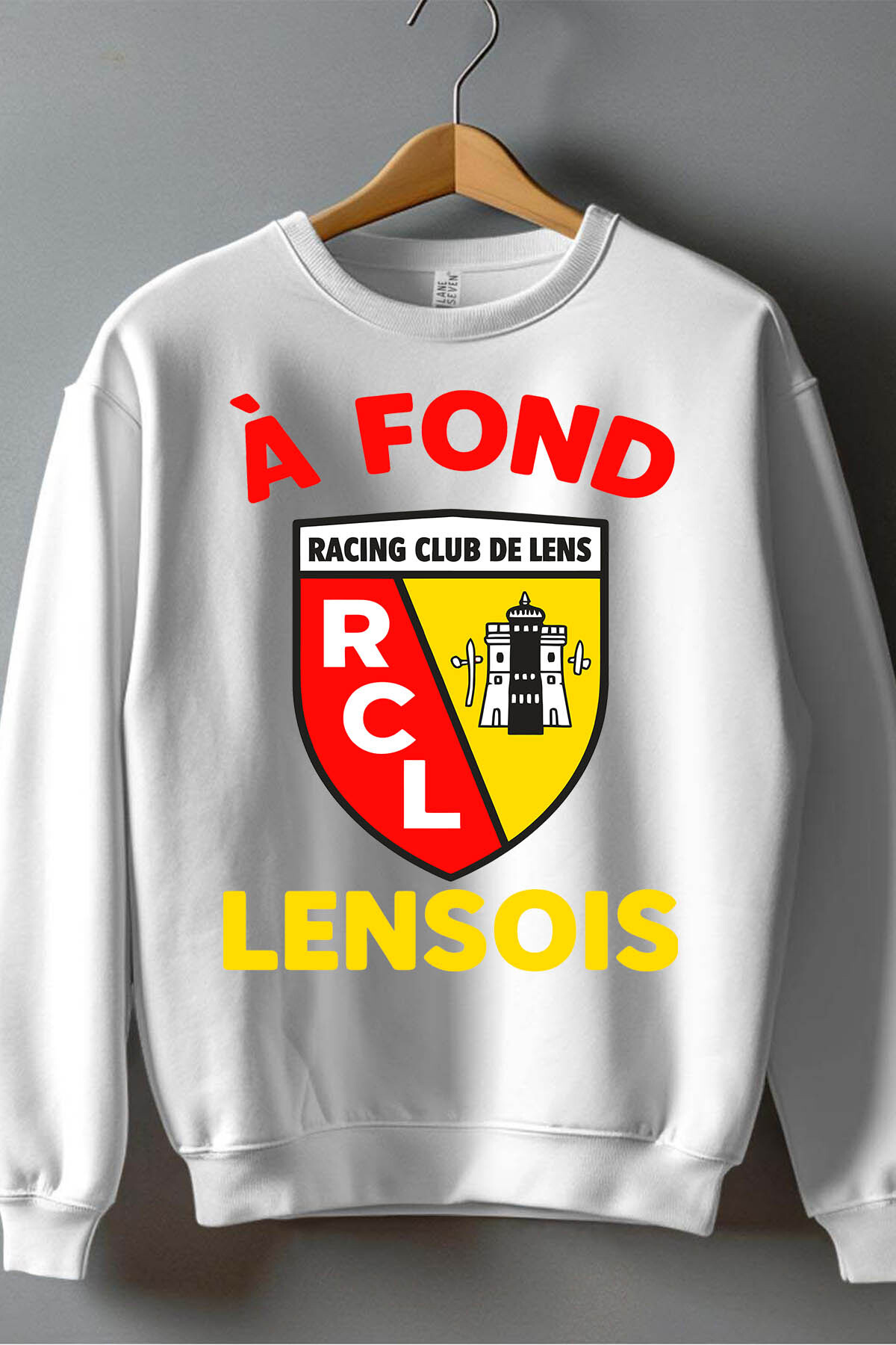 Mayorista I.A.L.D FRANCE - Fondo de lente: sudadera de cuello redondo para hombres