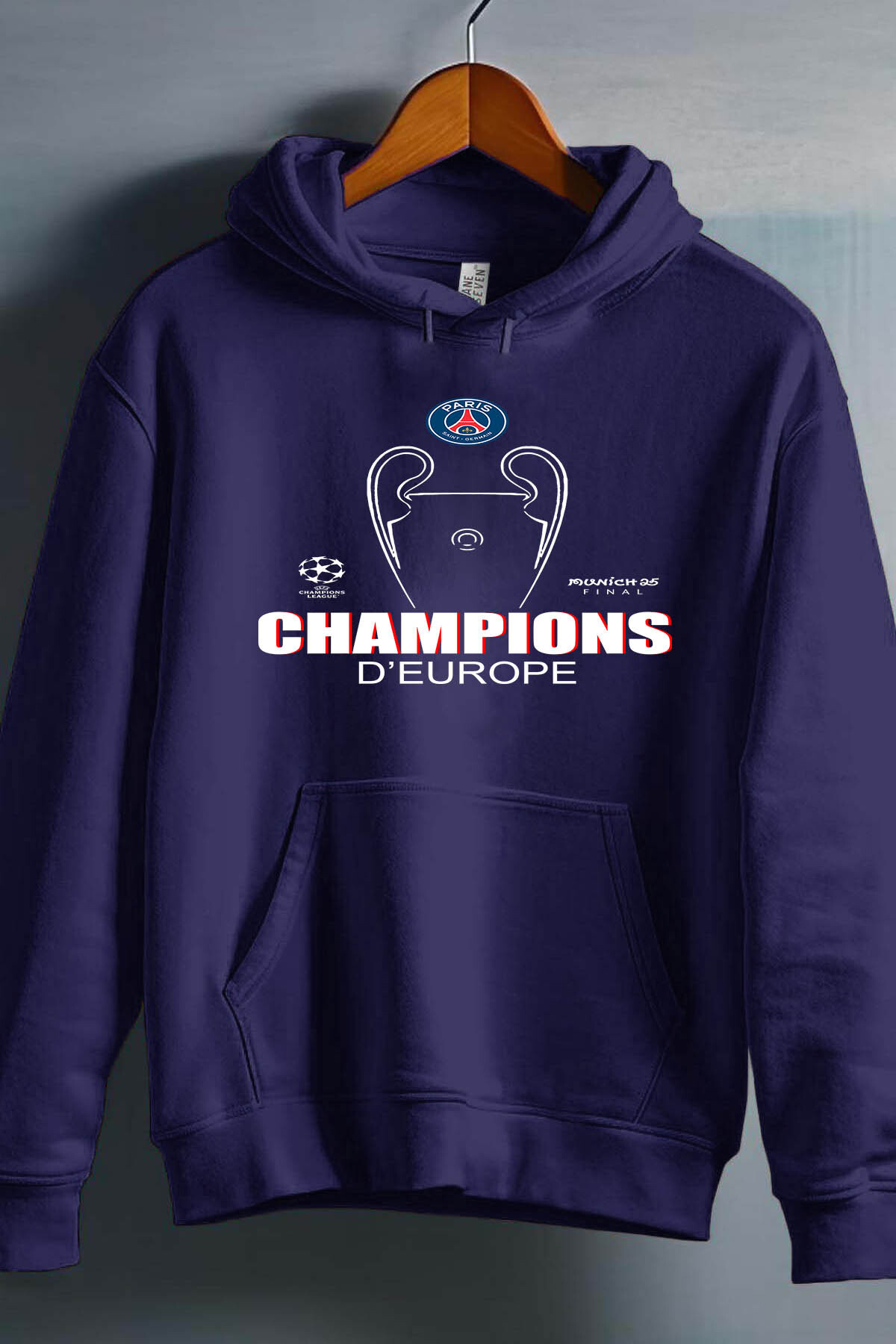 Grossiste I.A.L.D FRANCE - Psg champion - Sweat Capuche Homme