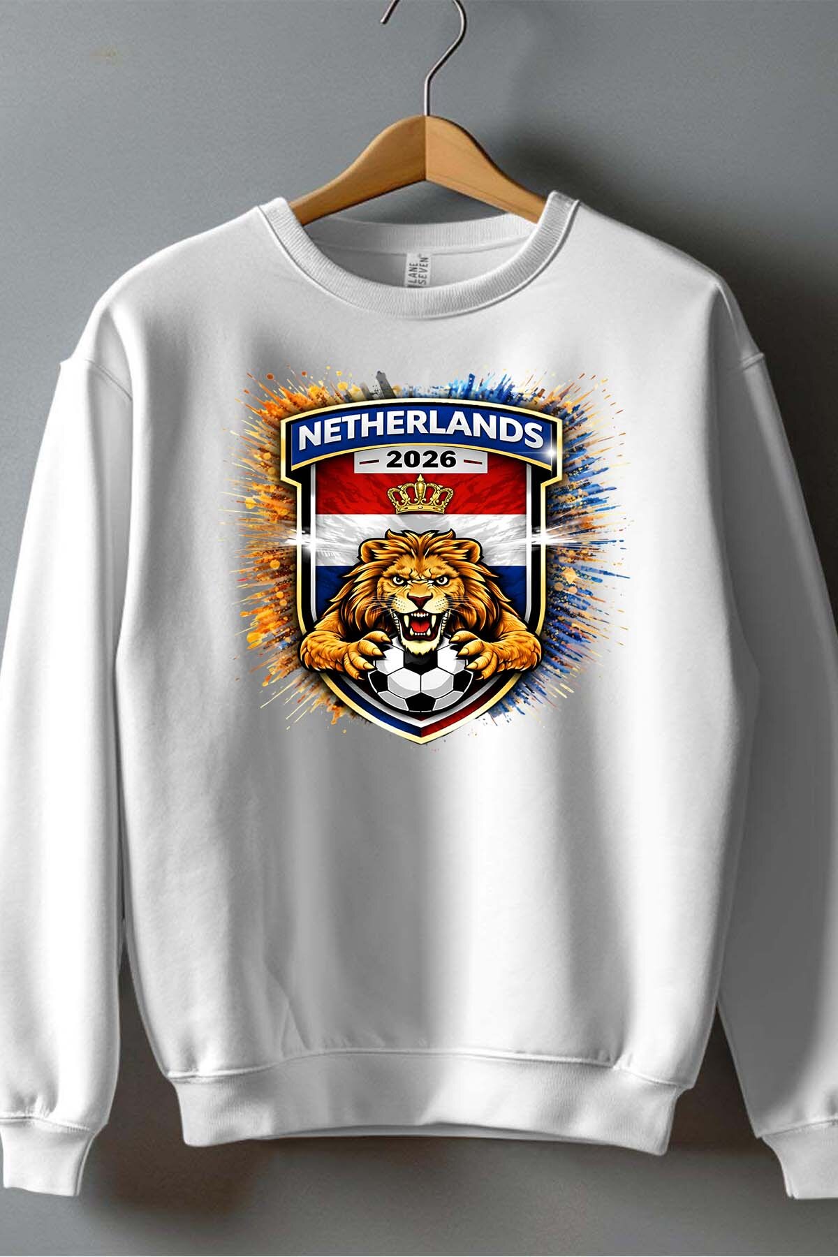 Großhändler I.A.L.D FRANCE - Patch Niederlande - Herren-Crewneck-Sweatshirt