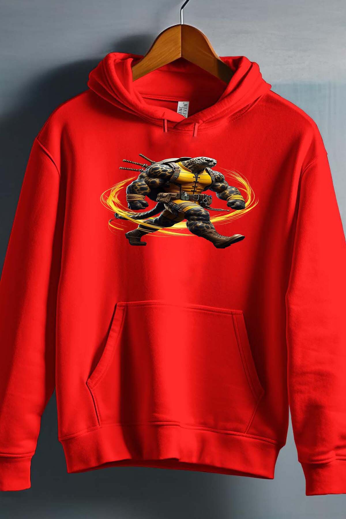 Grossista I.A.L.D FRANCE - Mutant Tortue - Felpa con cappuccio Uomo