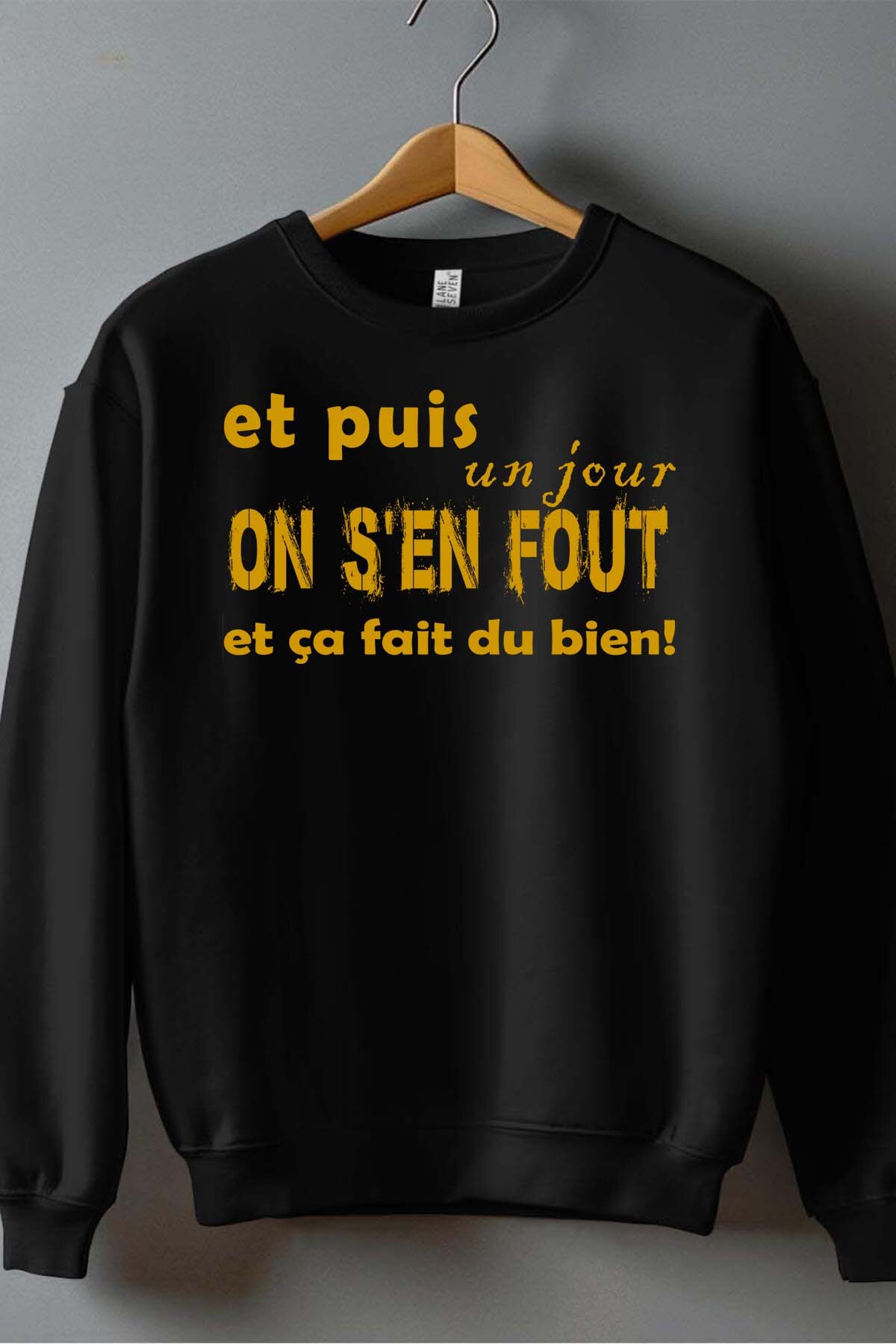 Grossiste I.A.L.D FRANCE - On sen fout - Sweat Col Rond Homme