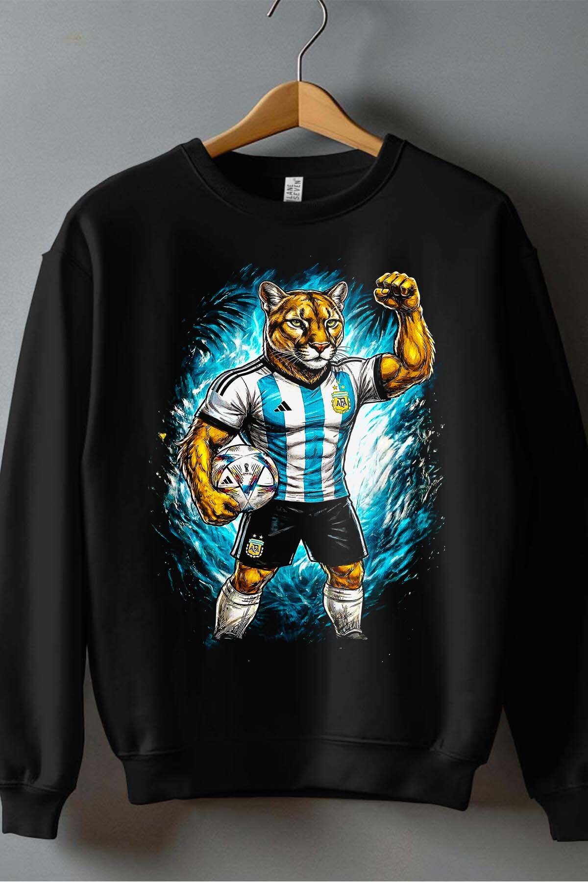 Großhändler I.A.L.D FRANCE - Argentinien 1 Maskottchen - Rundhals-Sweatshirt Herren