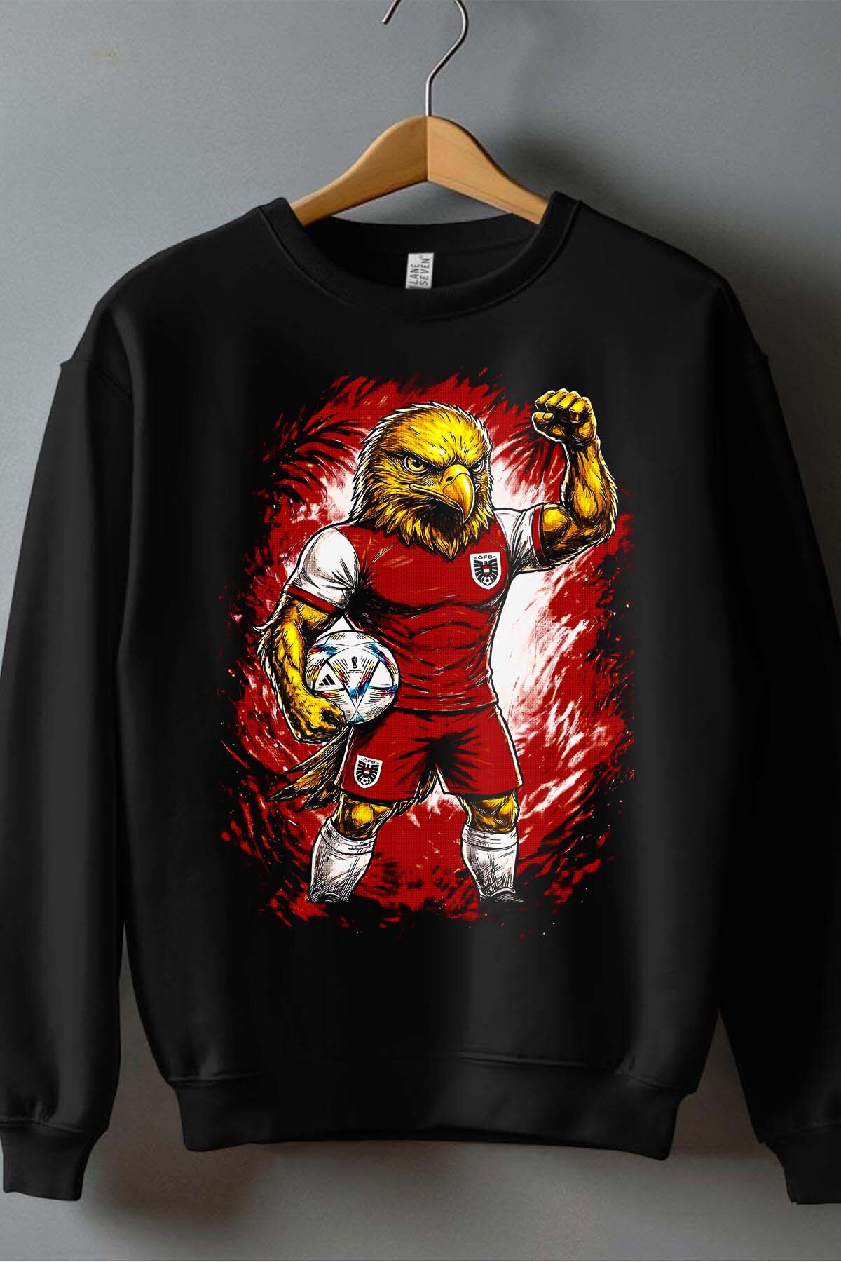 Großhändler I.A.L.D FRANCE - Áustria 1 Maskottchen - Rundhals-Sweatshirt Herren