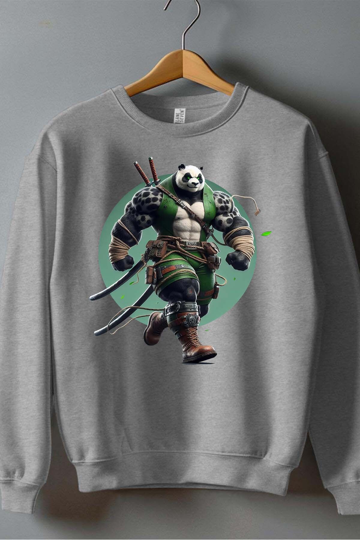 Grossista I.A.L.D FRANCE - Panda Mutante - Felpa girocollo Uomo