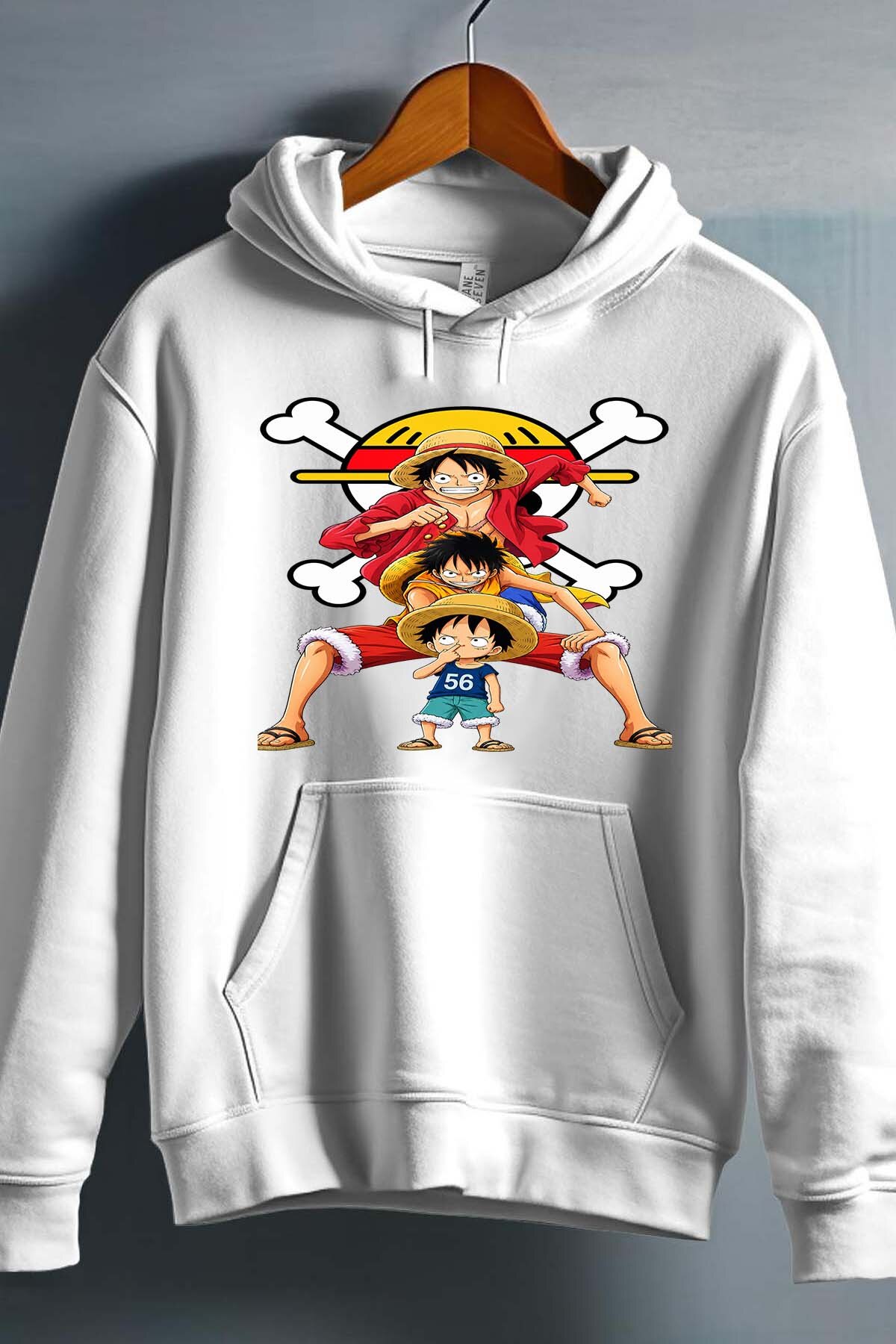 Grossiste I.A.L.D FRANCE - 3 gen luffy - Sweat Capuche Homme