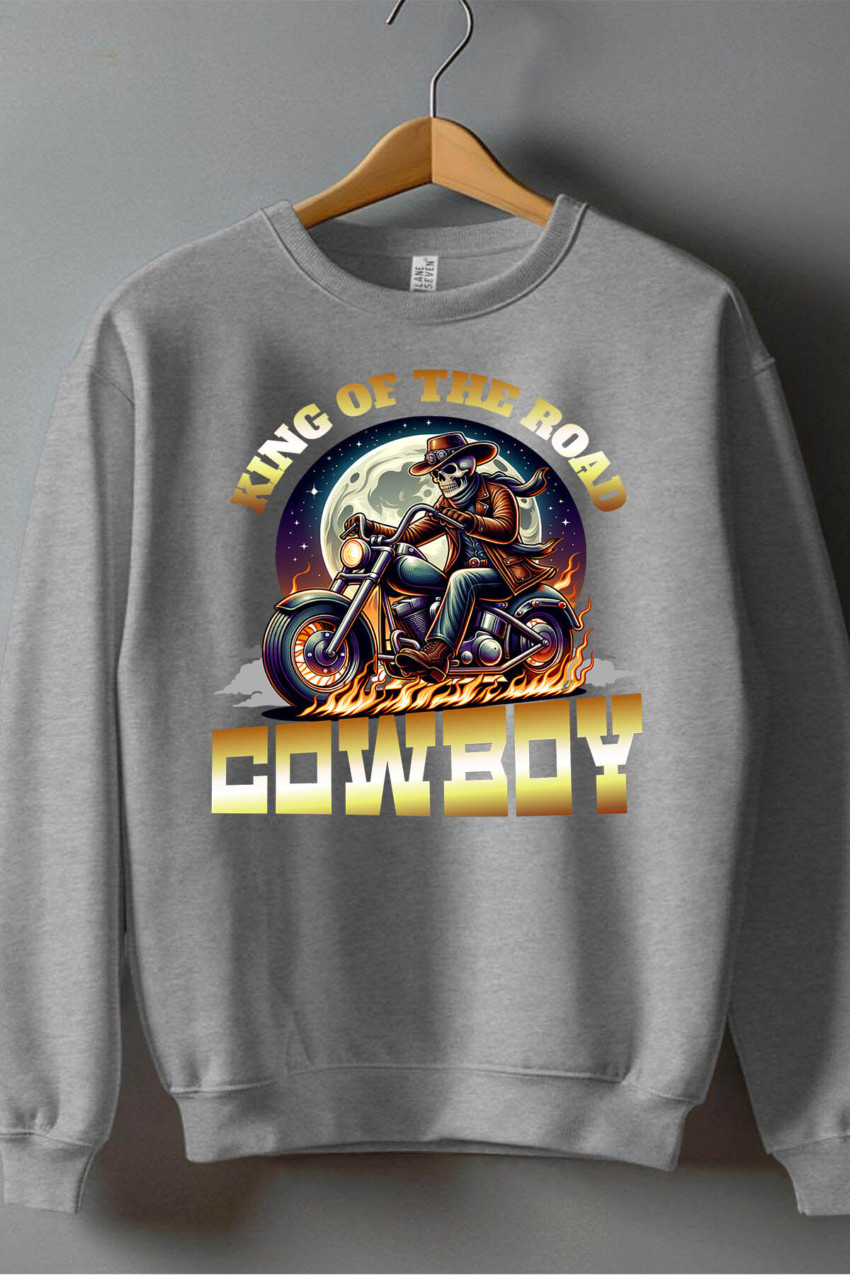 Wholesaler I.A.L.D FRANCE - Cowboy Road - Crewneck sweatshirt Man